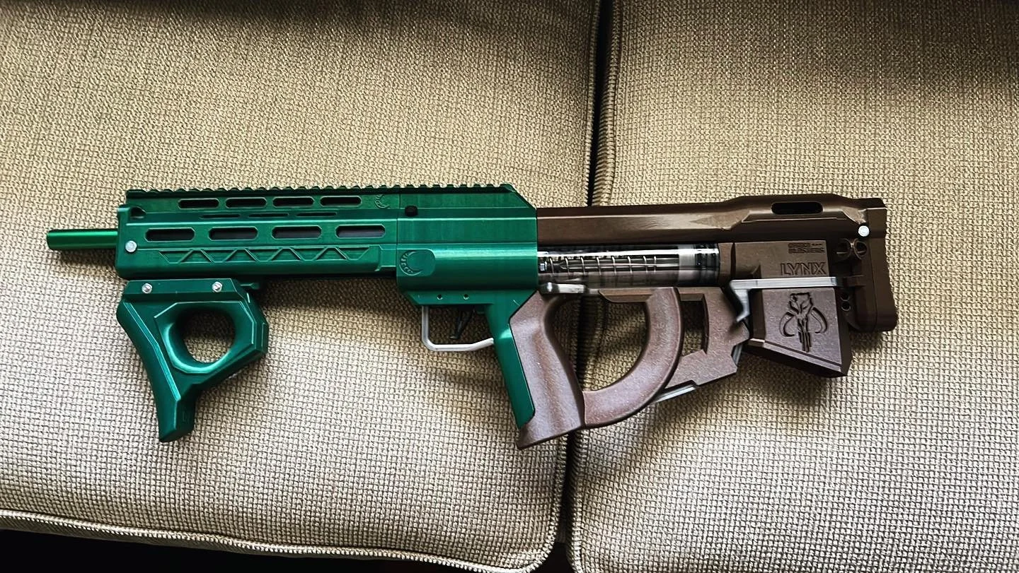 Custom Lynx 2.1 by Midnight Blasters&hellip; this is the way&hellip; #orionblasterslynx #midnightblasters #3dprinting #nerfmods #nerf #blastertag