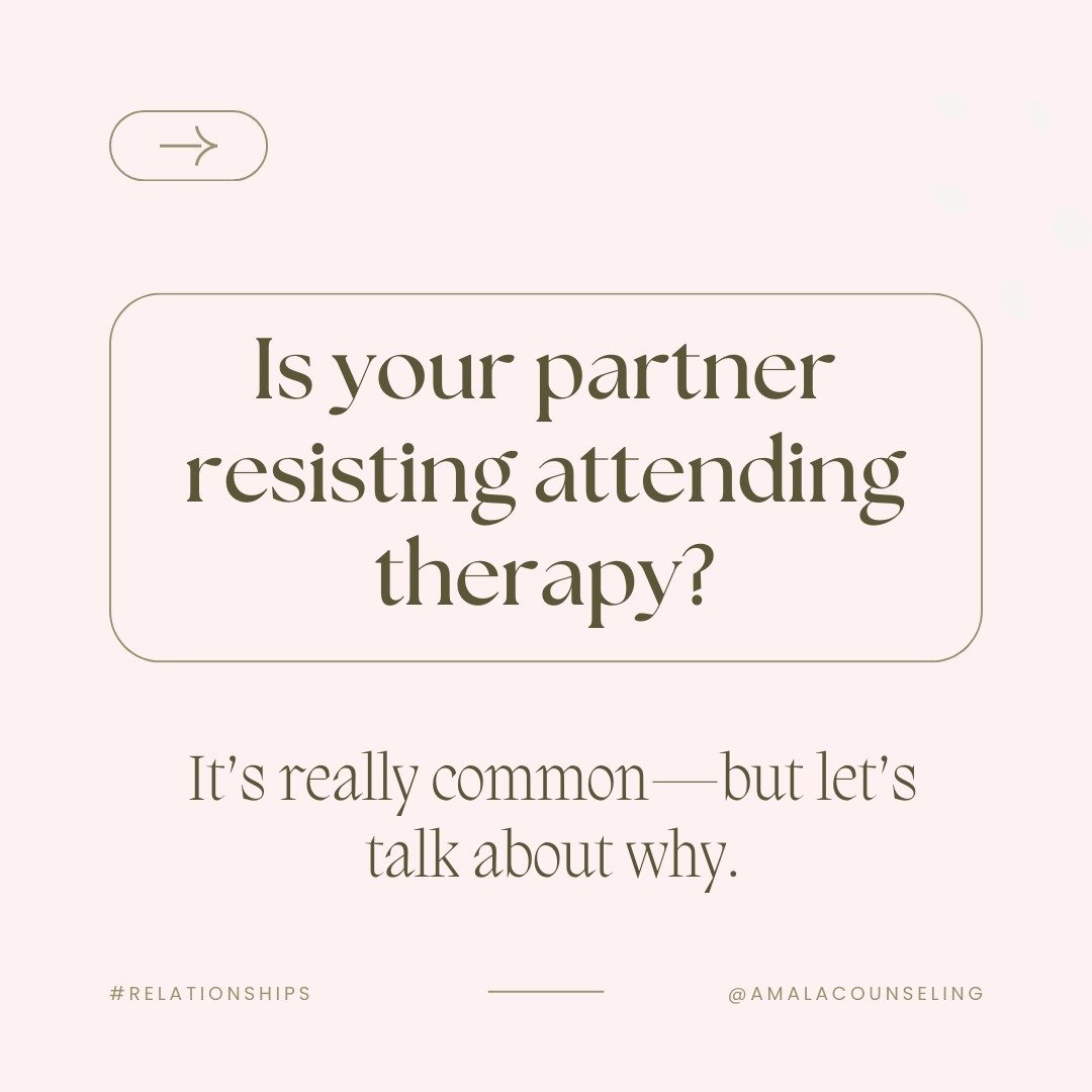 Some partners REALLY resist therapy.
 
Here are some reasons why they might be avoiding counselling&mdash;so you know what to look for.