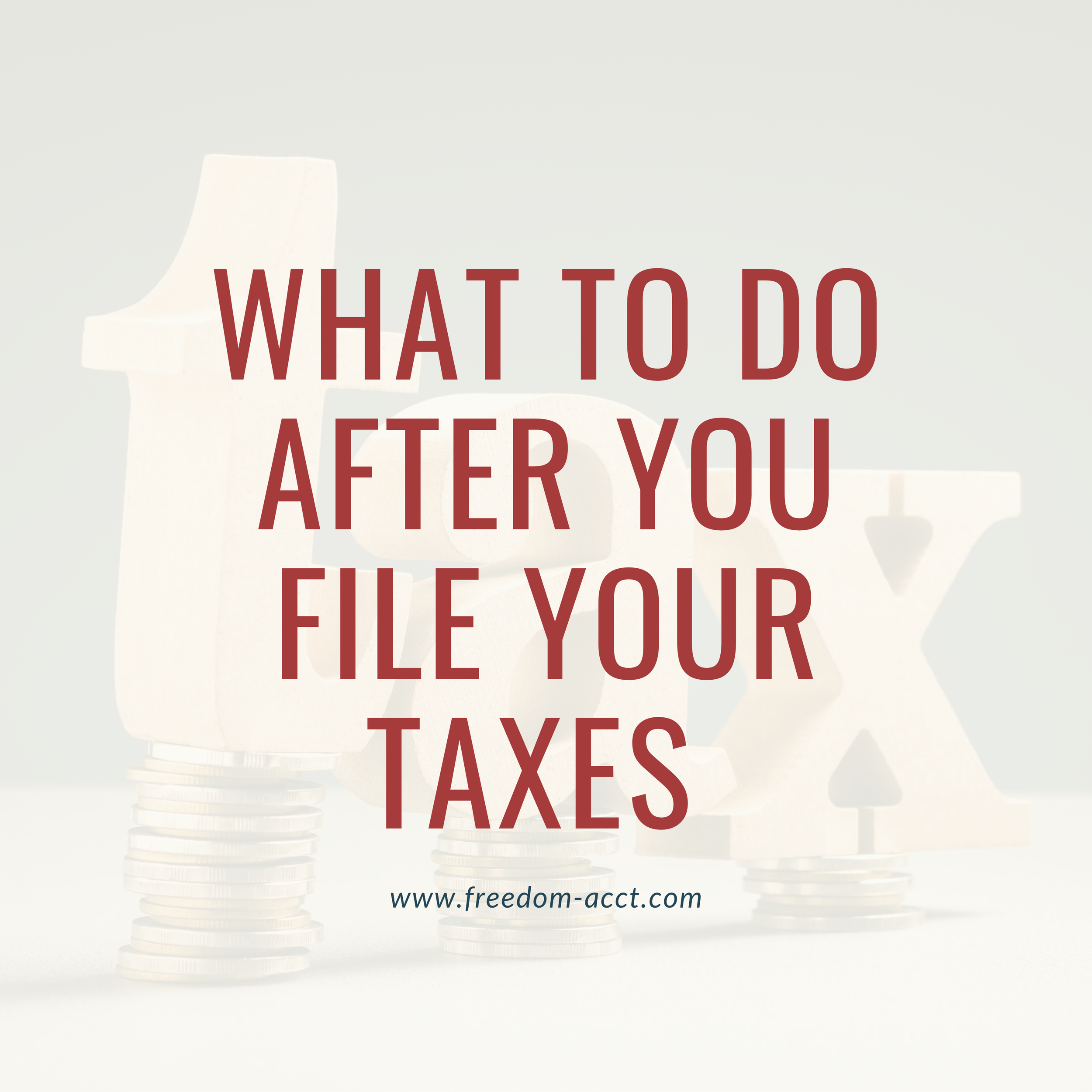 What to Do After You File Your Taxes (Next Steps Most People Miss)&nbsp;A Freedom Tax &amp; Accounting Guide