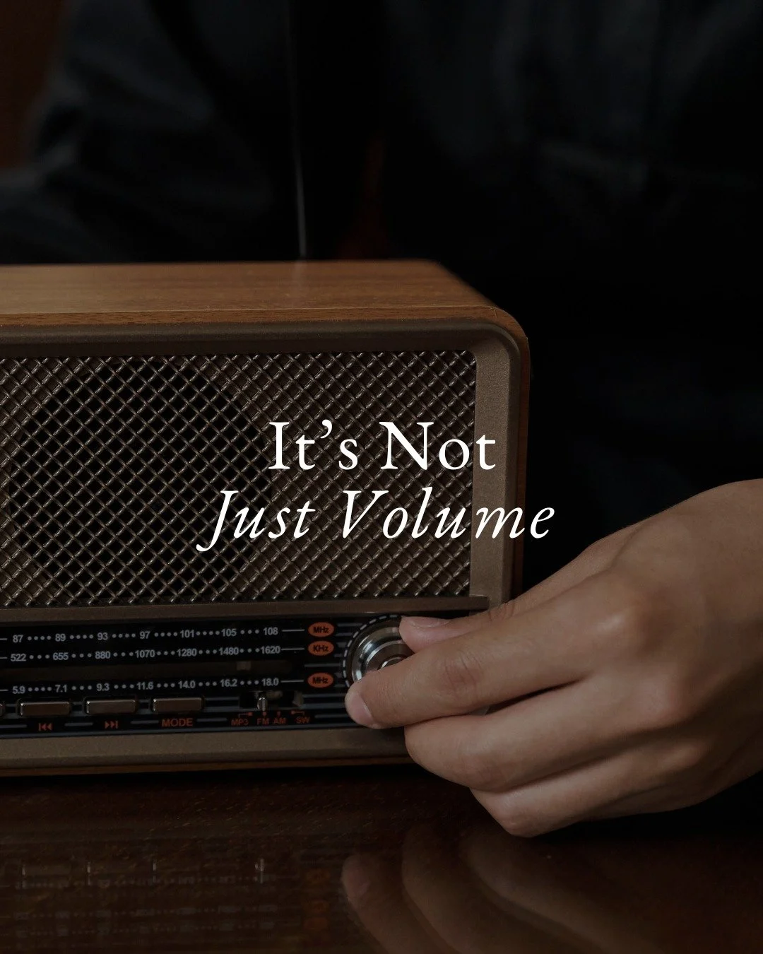 &quot;You&rsquo;re just speaking so quietly&hellip; can you talk a bit louder so I can understand?&quot;
 &hellip; And still, you&rsquo;re struggling to follow?

Here&rsquo;s the thing:

It&rsquo;s not always about volume.
It&rsquo;s about clarity.
W