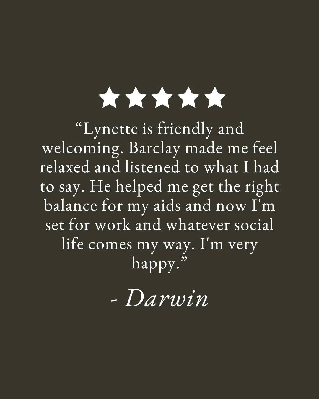 We love hearing from our patients!

Thank you for sharing your experiences on Google and helping others find the care they need. 💛

📍 Napier &amp; Hastings
 📞 06 650 7248
 💻 barclaywinteraudiology.co.nz

#hearingcare #barclaywinteraudiology #hawk