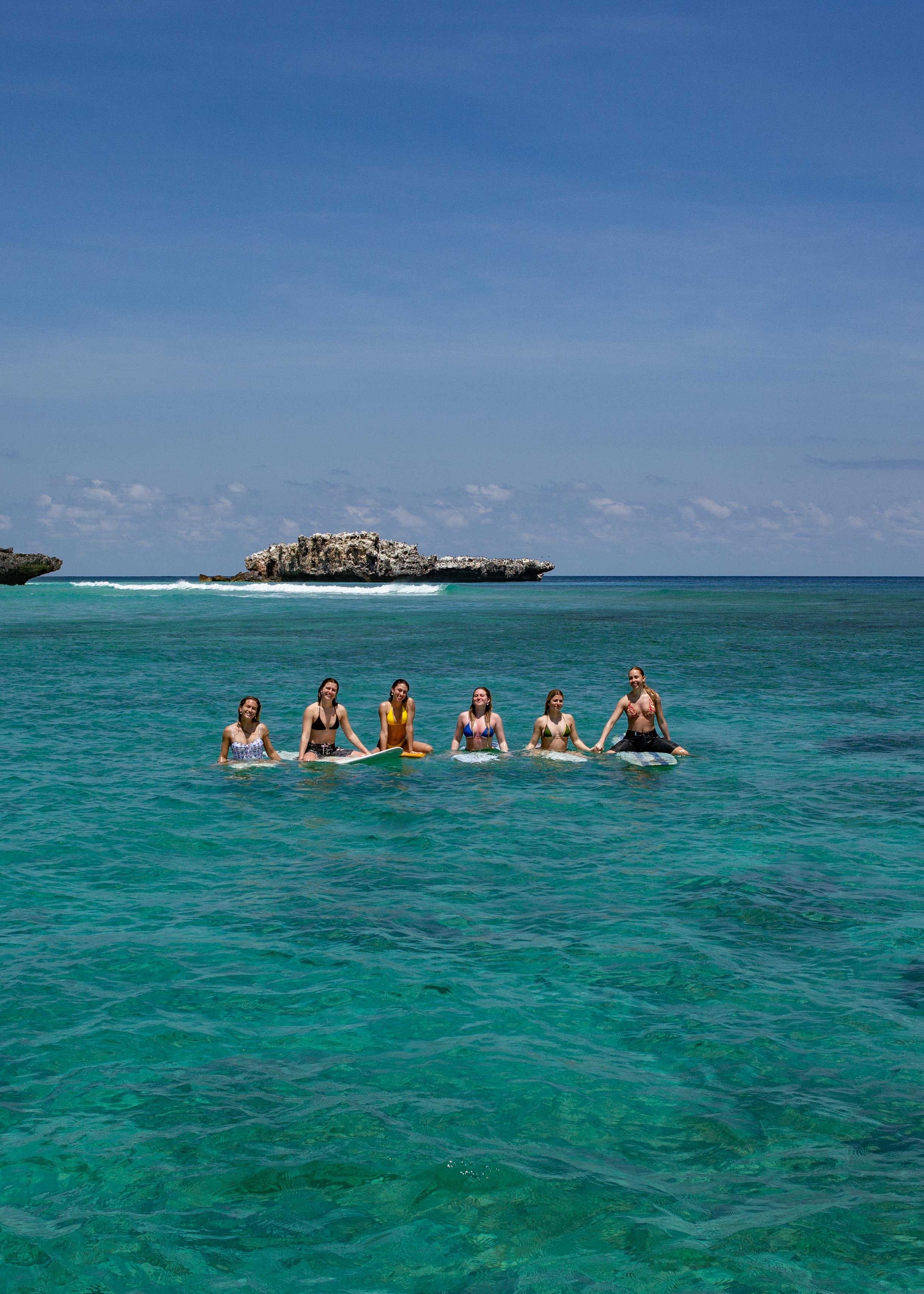 Indonesia women surf retreat