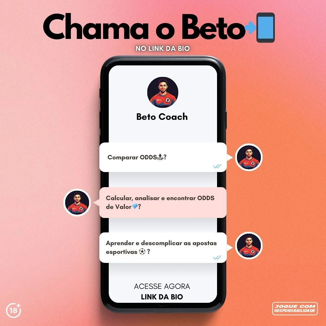 O Beto 👨&zwj;💻 &eacute; uma intelig&ecirc;ncia artificial 🤖 (parecido com o chatGPT) das apostas esportivas⚽. 
Voc&ecirc; conversa com ele como um amigo nos seus contatos no 📱, 24 horas por dia e de gra&ccedil;a!
O prop&oacute;sito dele &eacute; 
