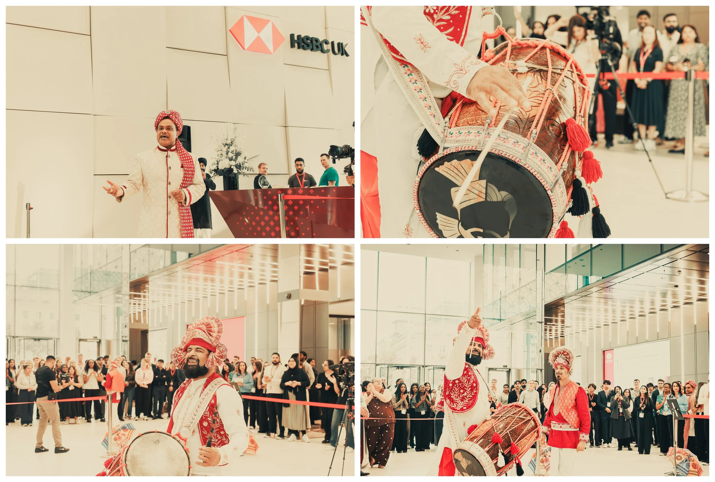 HSBC UK | South Asian Heritage Month 2026 | Sohan and Ajay Nagi from Dhol Fusion performing the dhol