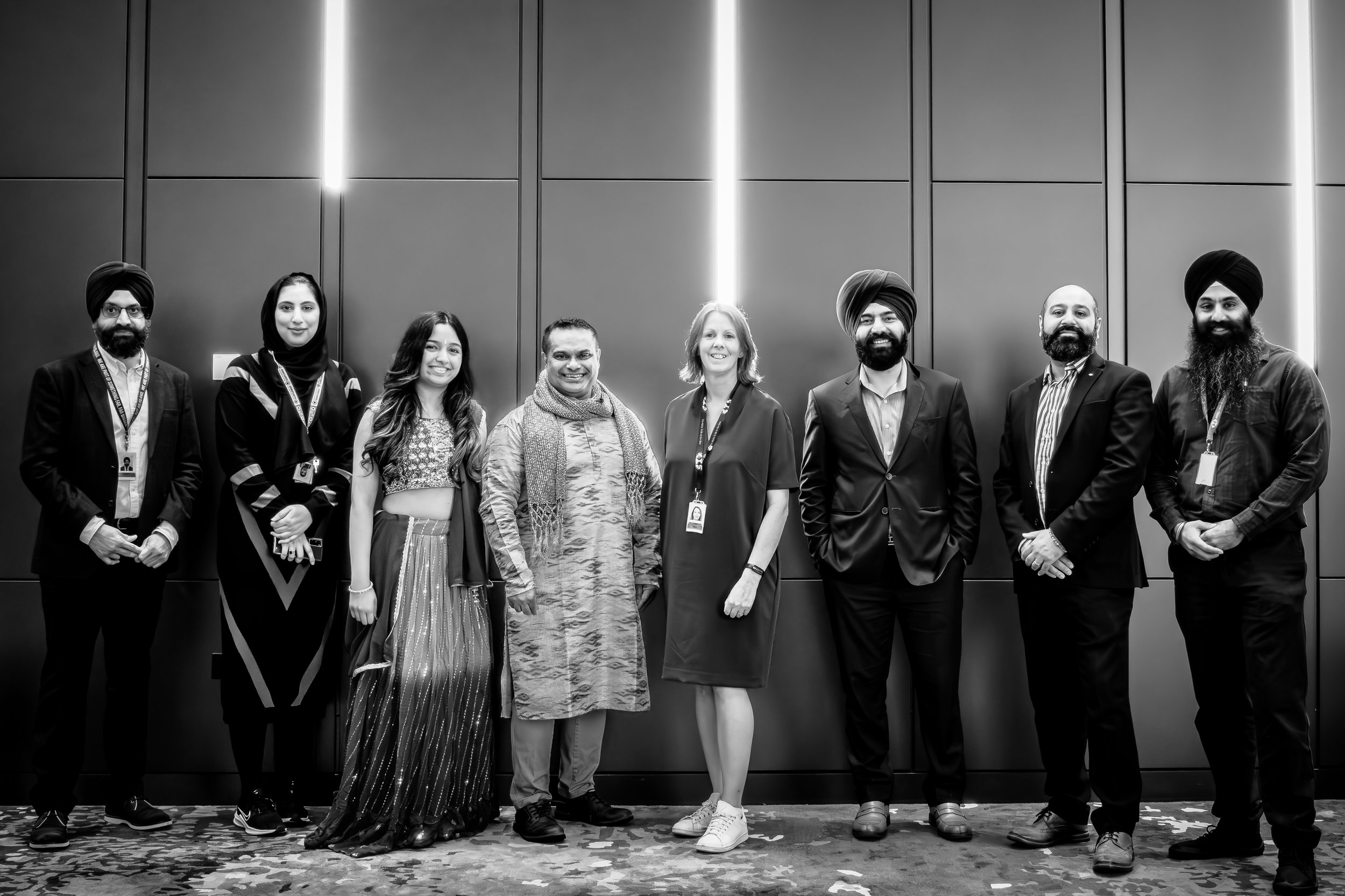 Nayan Singh, Chief of Staff of HBUK, and Carol Taylor, Head of UK Diversity and Inclusion, standing side by side.