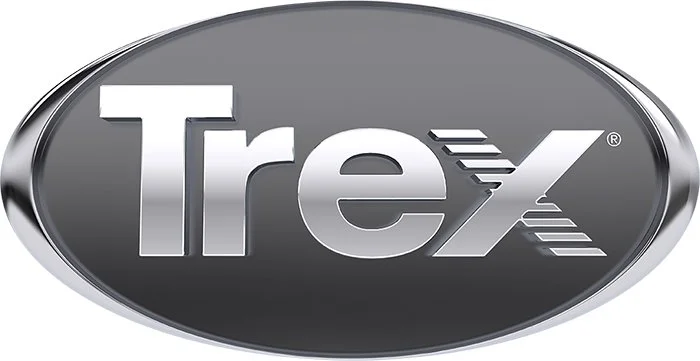 Trey logo inside an oval shape with a gradient background.