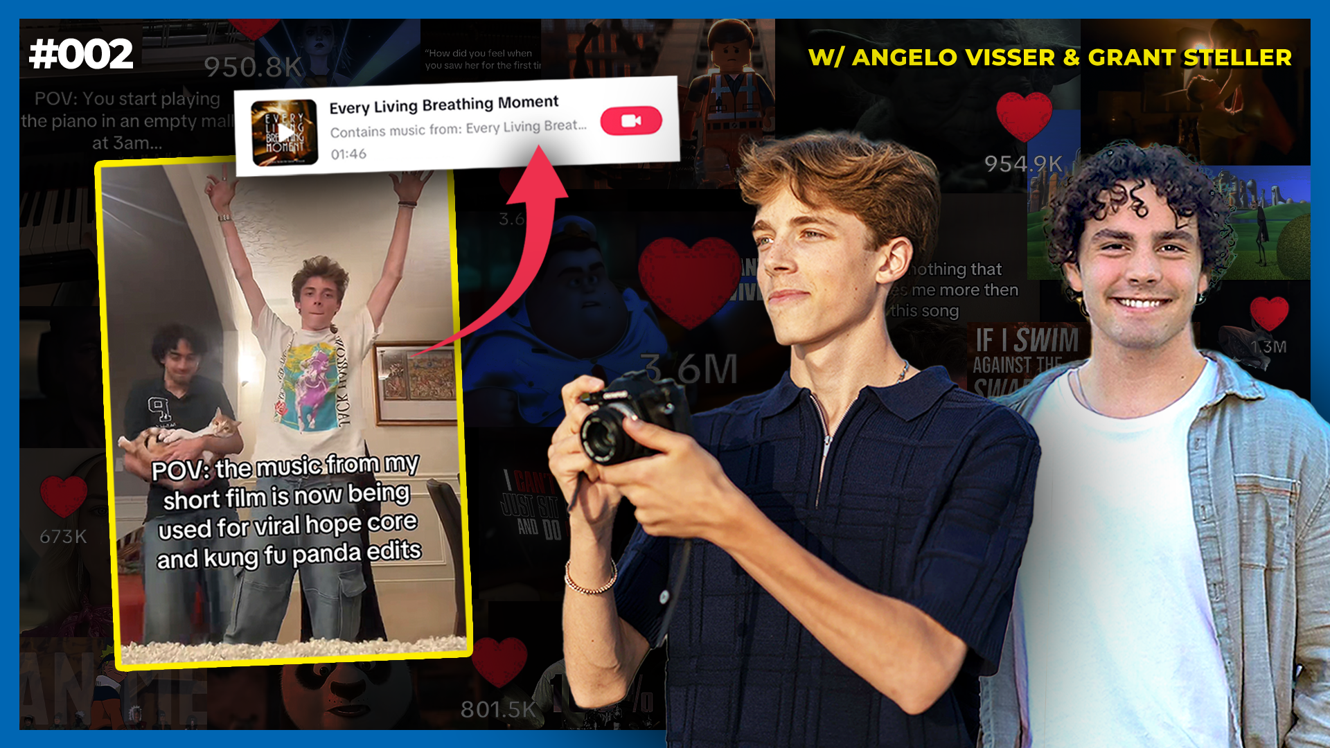 #002 - How Two Student Filmmakers Started a Viral Editing Trend | “Every Living Breathing Moment” (w/ Grant Steller and Angelo Visser)