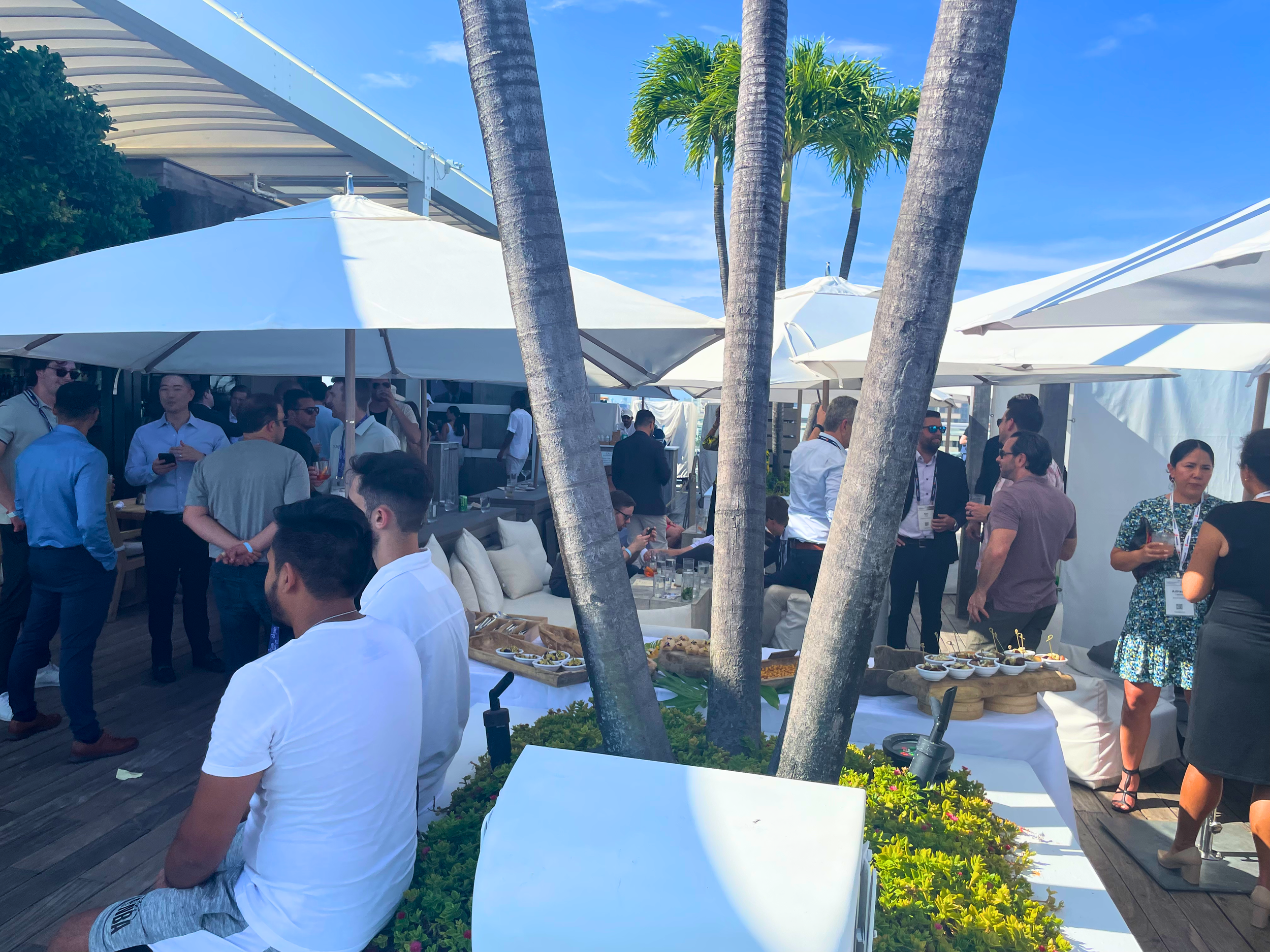 Conferences may keep you in windowless ballrooms, but don’t miss the chance to take your execs and top prospects to a swanky rooftop pool for a break.