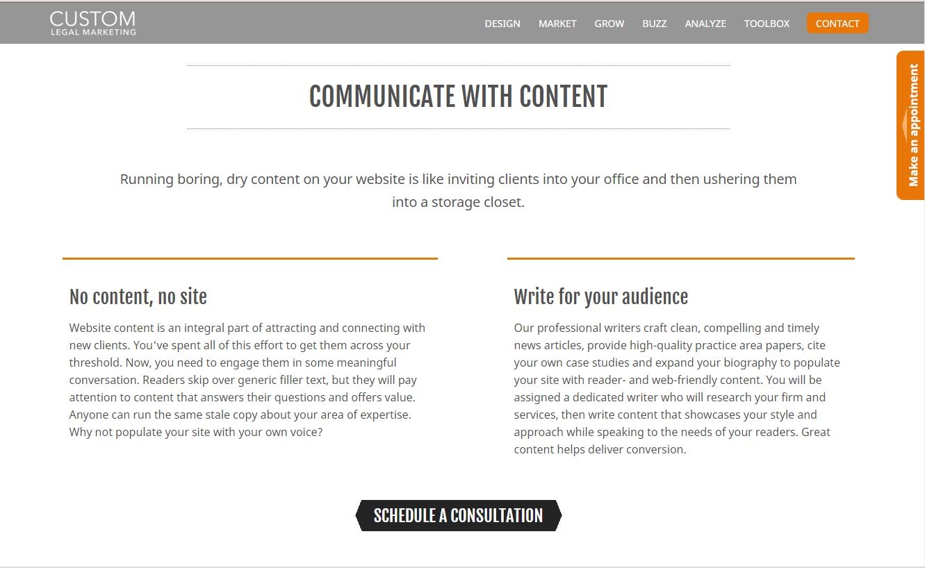 CUSTOM LEGAL MARKETING