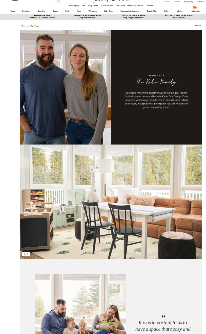 At Home With The Kelce Family