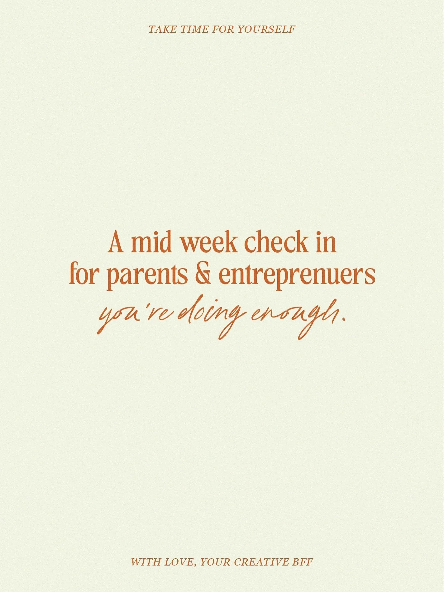 Running a business while raising a family isn&rsquo;t just a balancing act, it&rsquo;s building a legacy. 

Give yourself credit for all the things you&rsquo;ve already carried this week &amp; the wins you&rsquo;ve made happen (big, small, and everyt