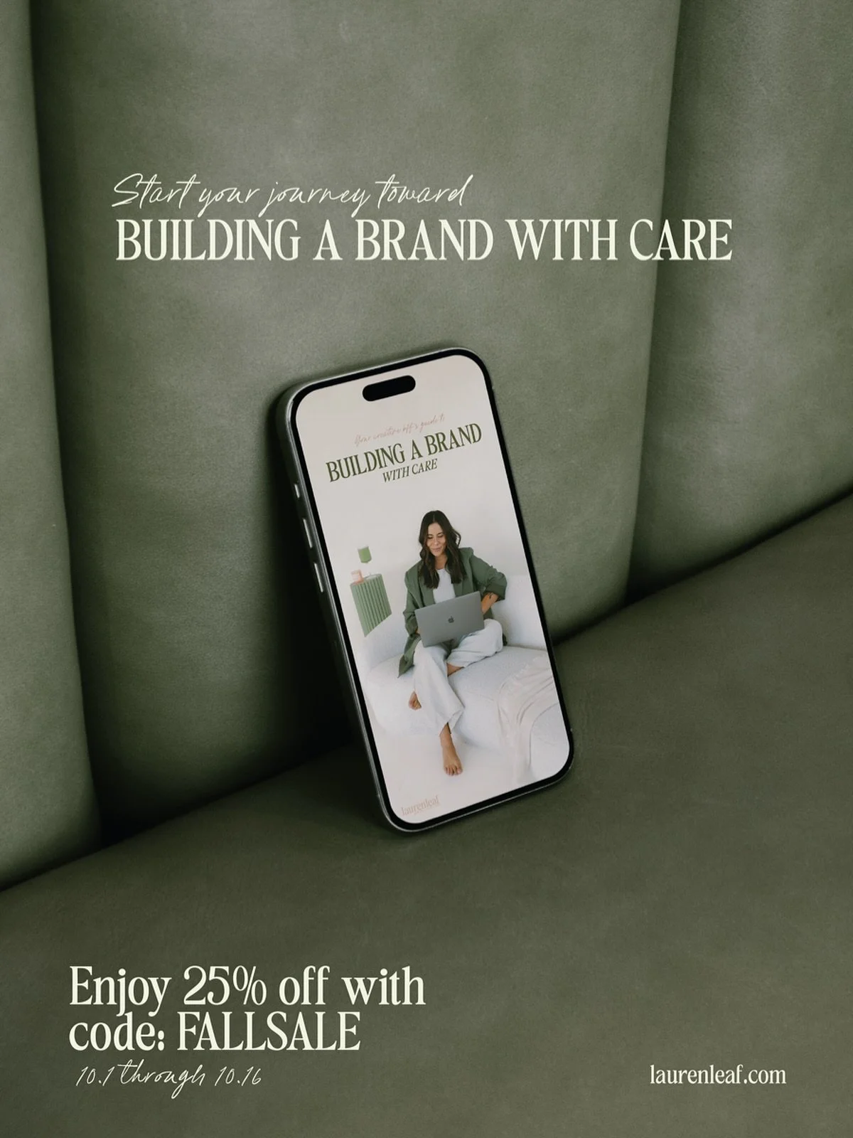 Ready to start your journey toward Building A Brand with Care? My online course is on sale for the next 2 weeks!

Let&rsquo;s build focus this fall and finish off the year stronger, together. 

Use code &lsquo;FALLSALE&rsquo; at checkout for 25% off 