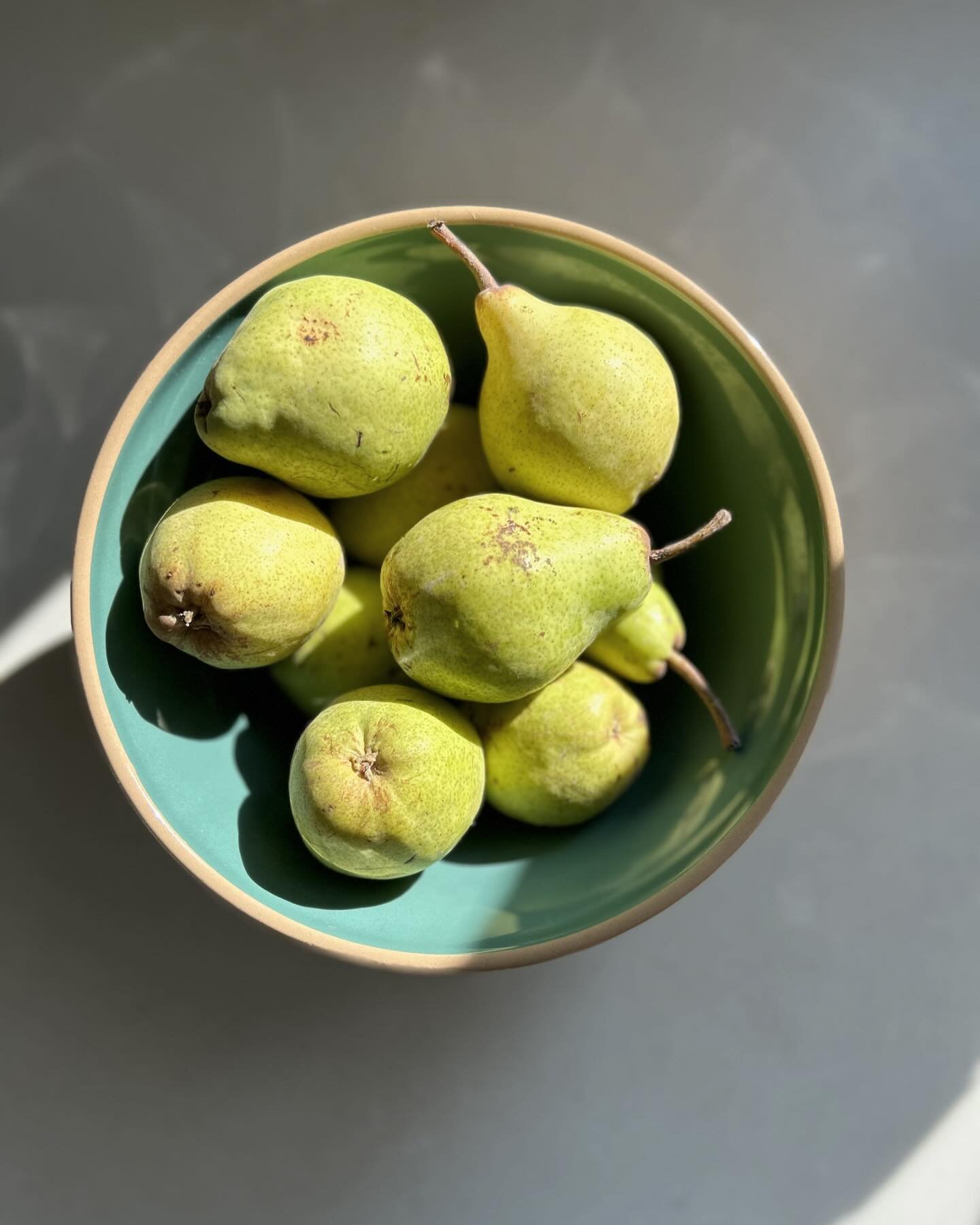 Moody pears&hellip;.prepping for pear olive oil cake this week&hellip;