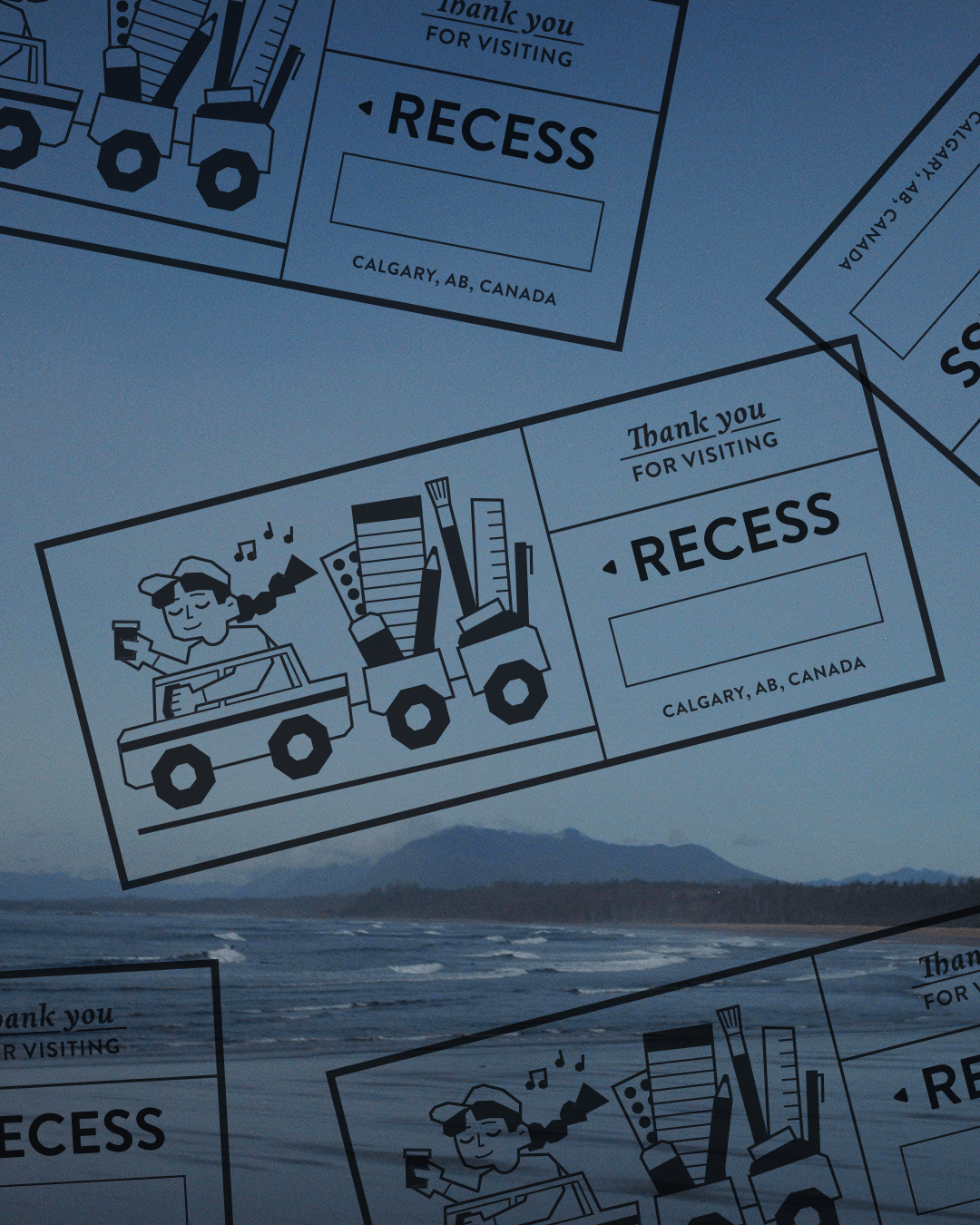 Eila Miller Illustration and Design Recess Stamp