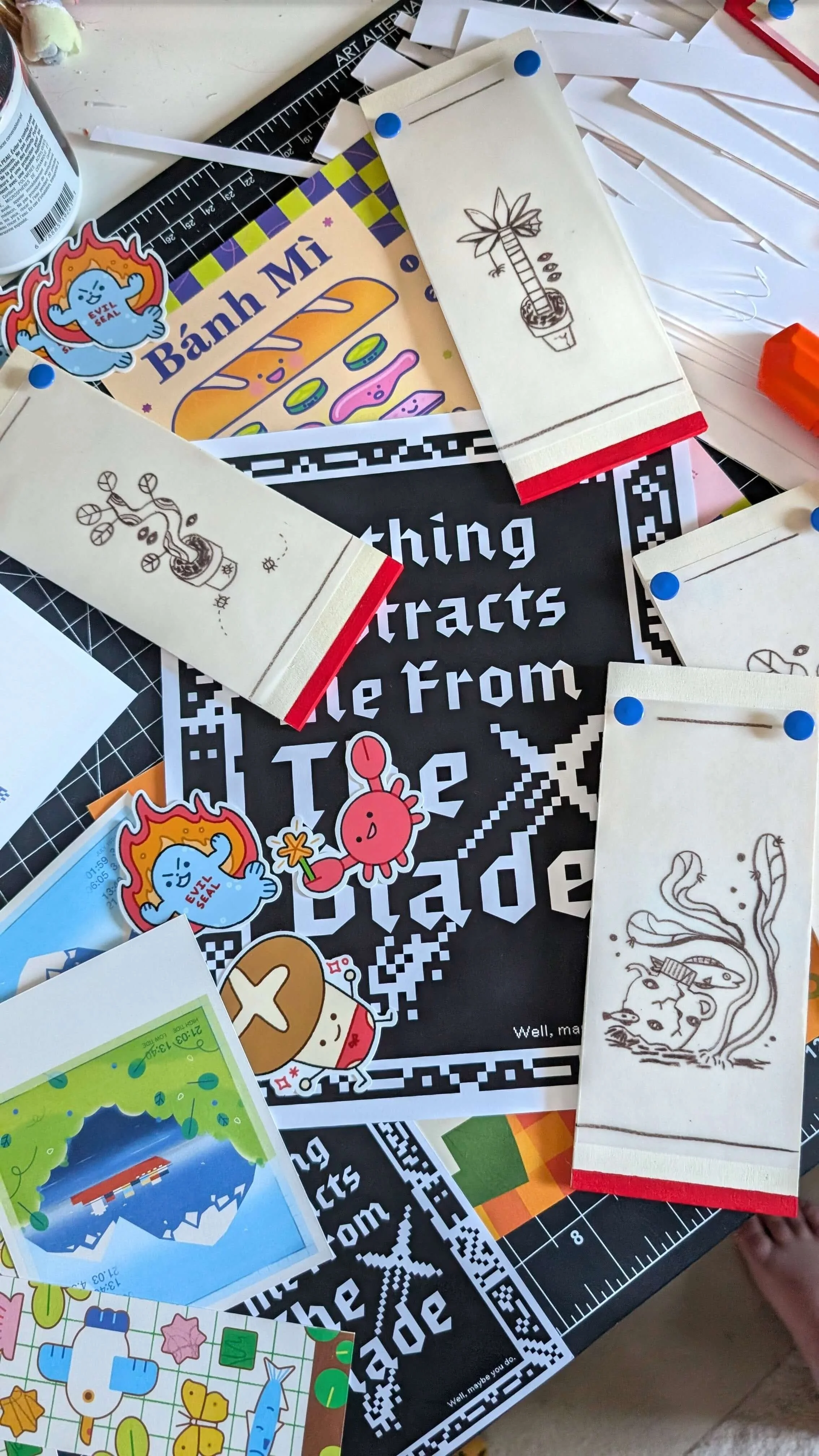 Eila Miller Illustration and Design Market prep
