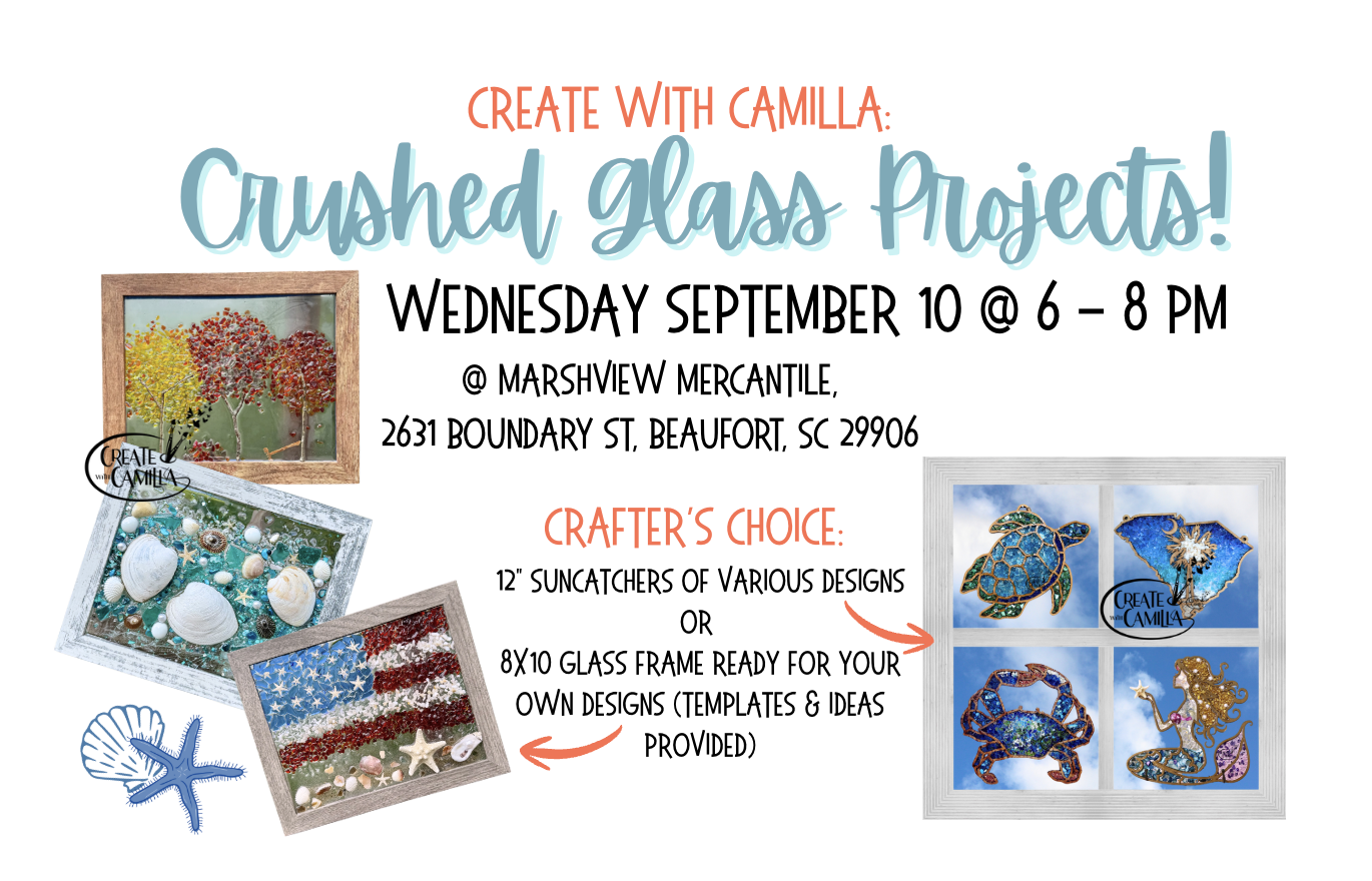 Crushed Glass Projects