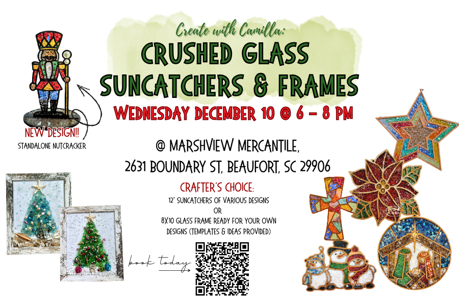 Crushed Glass Suncatchers & Frames