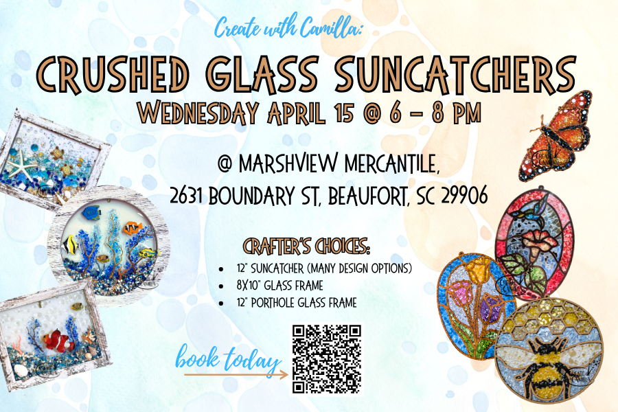 Crushed Glass Suncatchers & Frames