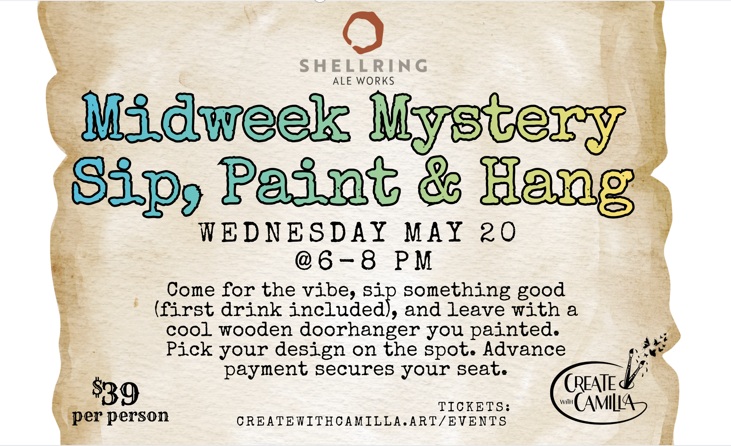 Mystery Paint & Sip @ Shellring Ale Works