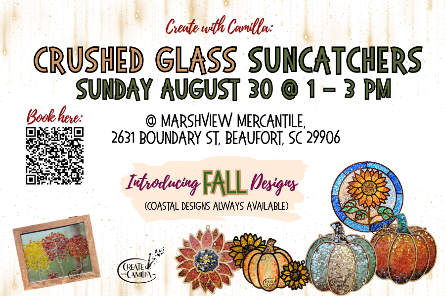 Crushed Glass Suncatchers