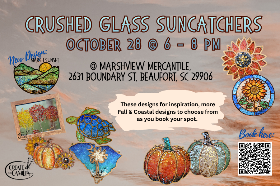 Crushed Glass Suncatchers 