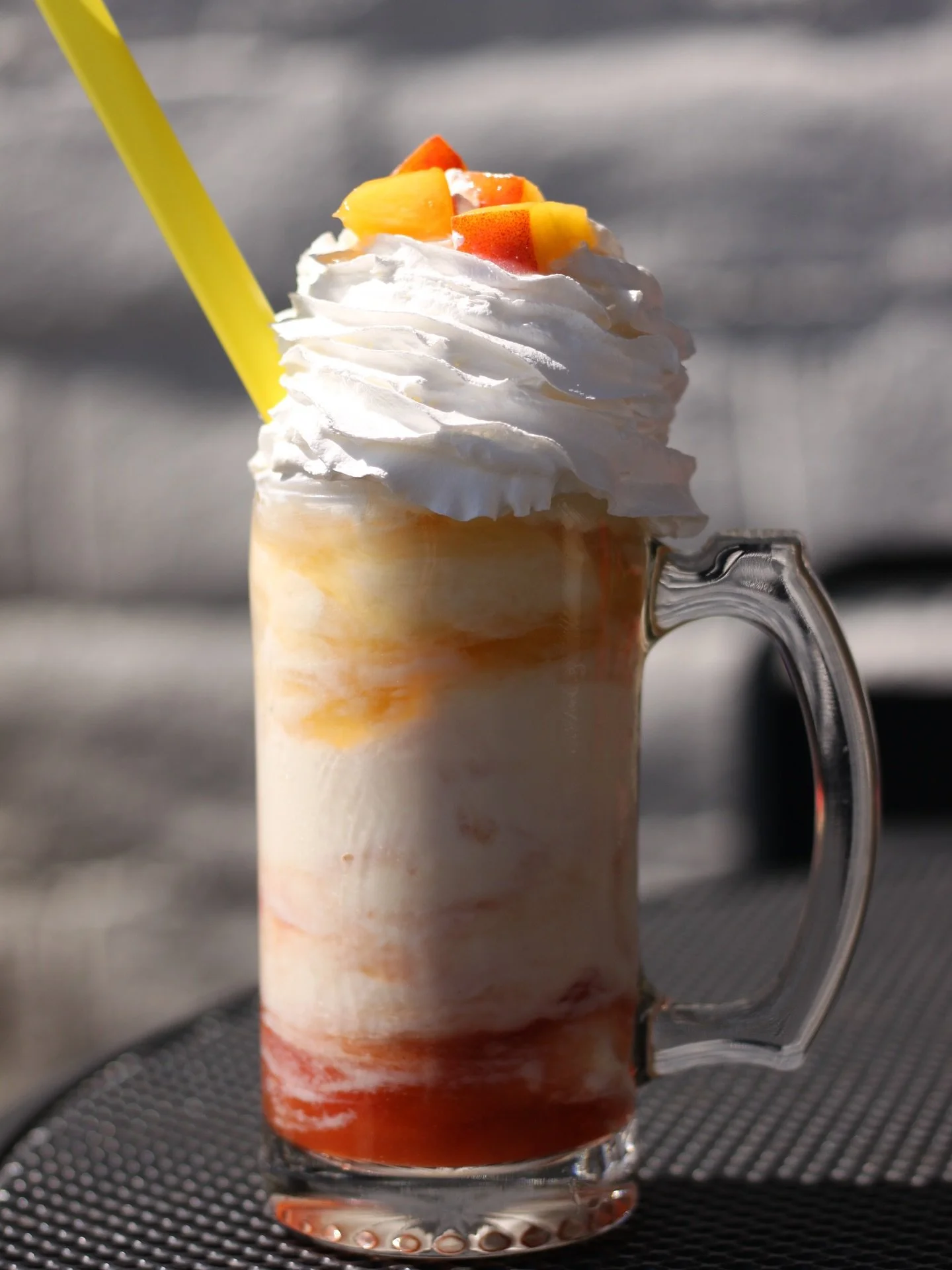 🍑 September Shake of the Month 🍑
Meet the Bourbon Peach — a smooth, boozy twist on a classic! 🍑🥃 We’re blending creamy vanilla soft serve with our house-made peach bourbon jam, luscious peach compote, all topped with fluffy whipped
