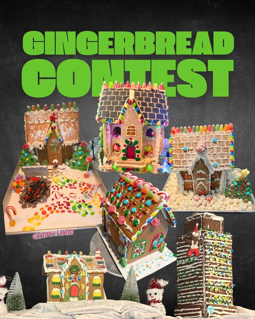 🎄 WE NEED YOUR HELP! 🎄

 Our AMAZING teams across all Stack 571 locations went all out for this year&rsquo;s Gingerbread House Decorating Contest&mdash;and now it&rsquo;s time to crown a winner!

Swipe through to see each store&rsquo;s masterpiece,