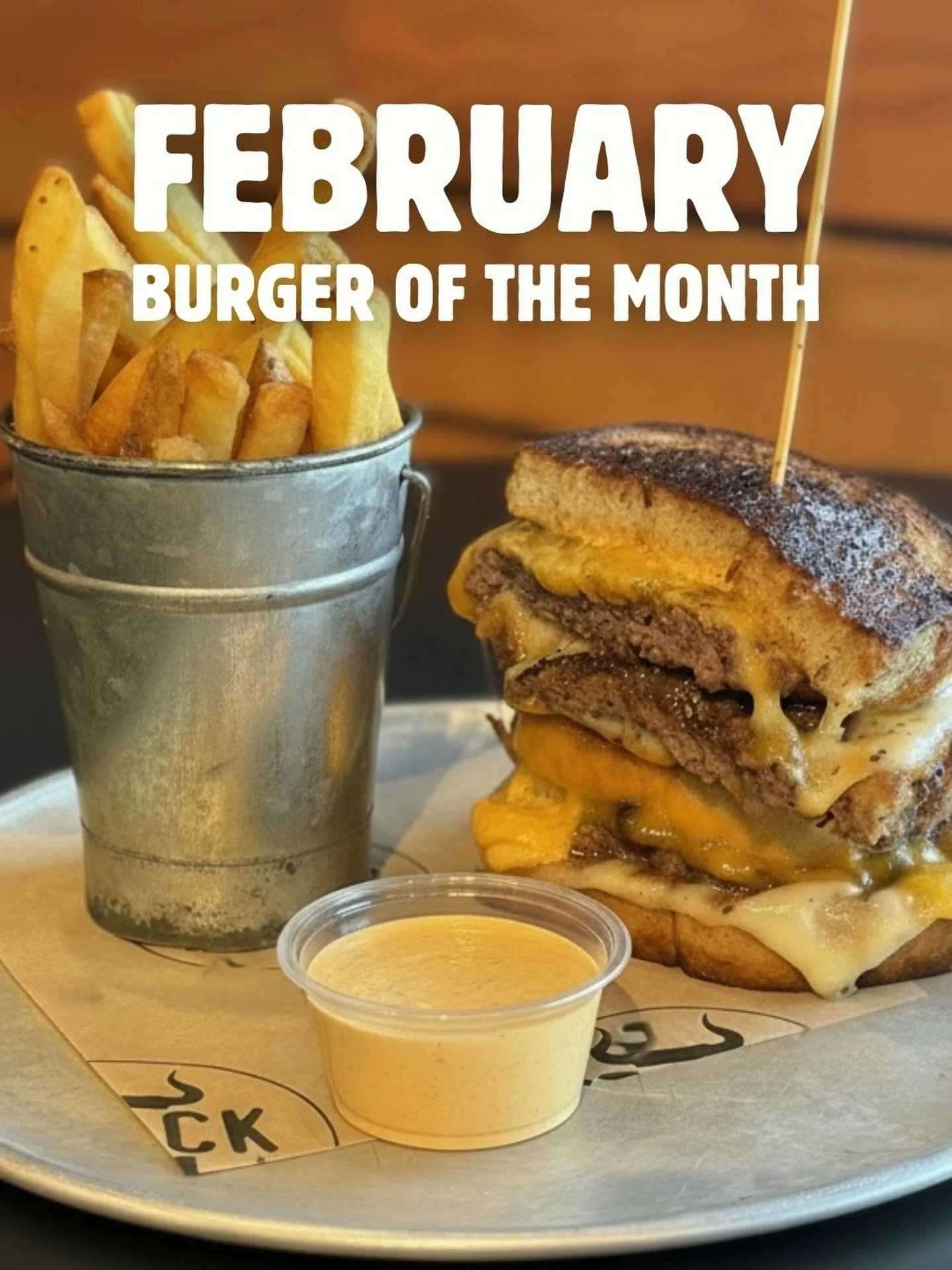 Say hello to our February Burger of the Month: The Patty Melt 😍🔥

Two smashed beef patties, melty Swiss, sharp cheddar, bourbon-caramelized onions, and our house-made Stack 571 sauce &mdash; all griddled to golden-crispy perfection on rye. A classi