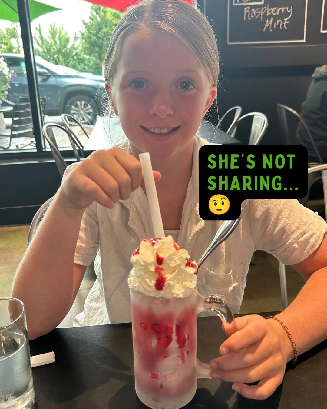 Milkshake for one, thank you very much. 😎