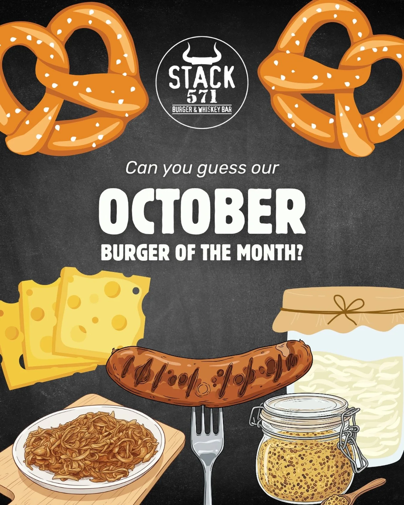 👀 Any guesses what our October Burger of the Month is?

Here&rsquo;s a hint: it pairs really well with a pint. 🇩🇪🍔🍻 

.
.
.

#burgerofthemonth #stack571 #tacomawa #vancouverwa #olympiawa