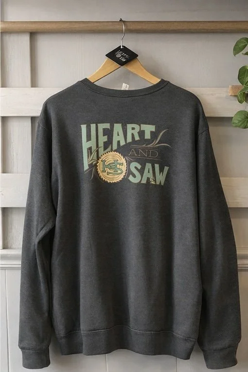 Heart & Saw Crew Neck