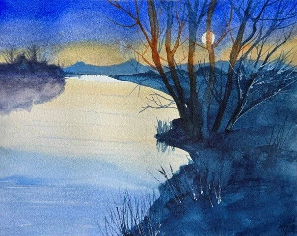 Night Leans In