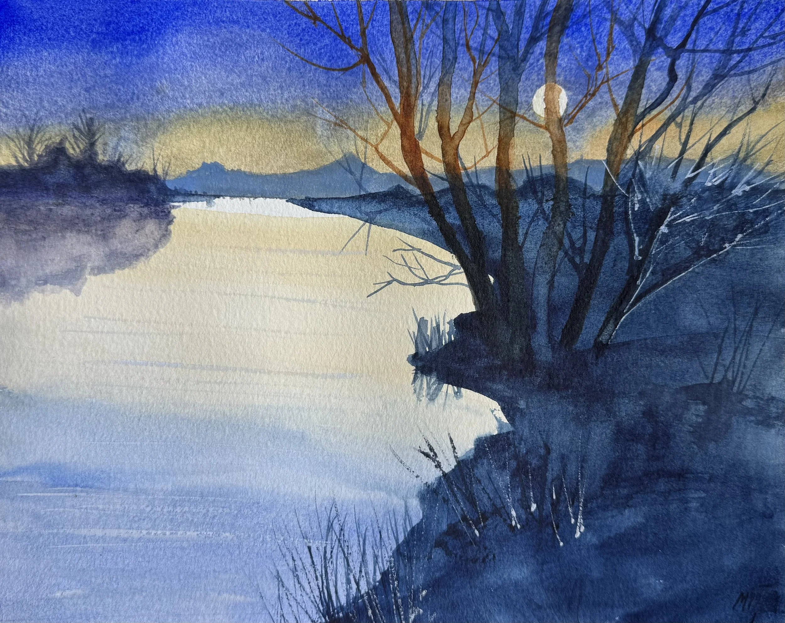 Night Leans In