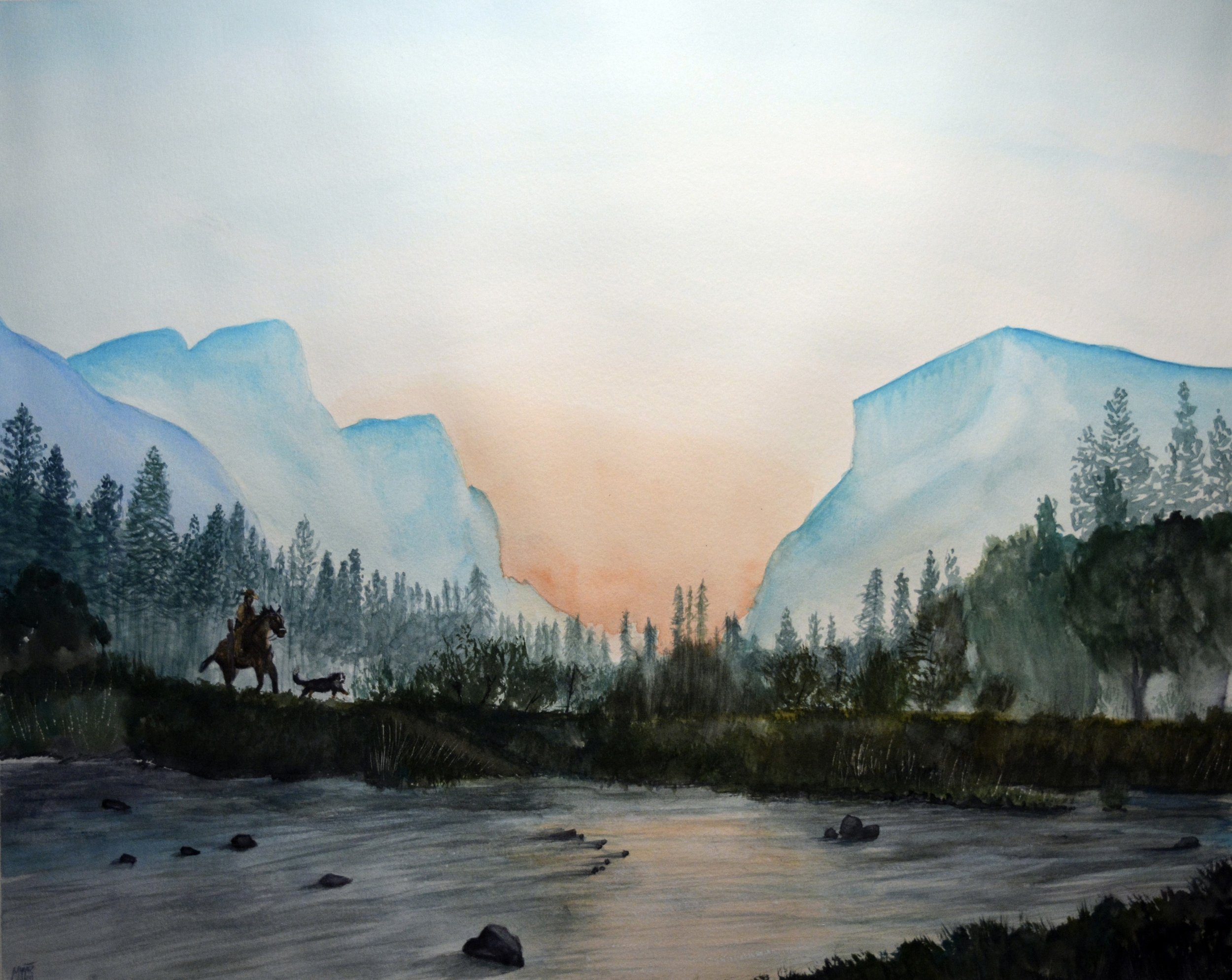 Yosemite Rider at Dusk