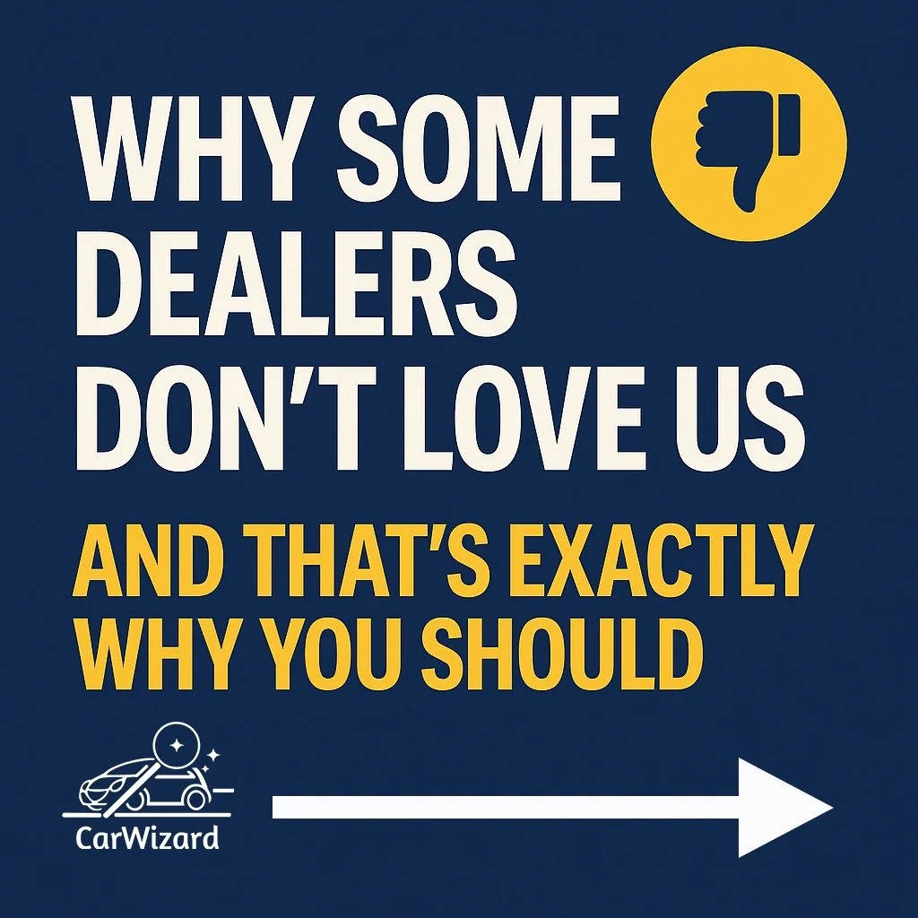 CarWizard evens the playing field, keeps you protected, and puts your best interest first.
We&rsquo;re not anti-dealer &mdash; we&rsquo;re just pro-you.

#CarBuyingMadeEasy #AutoConcierge #CarWizard #CarTips #DealershipTruths #CarShoppingHelp #AutoEx