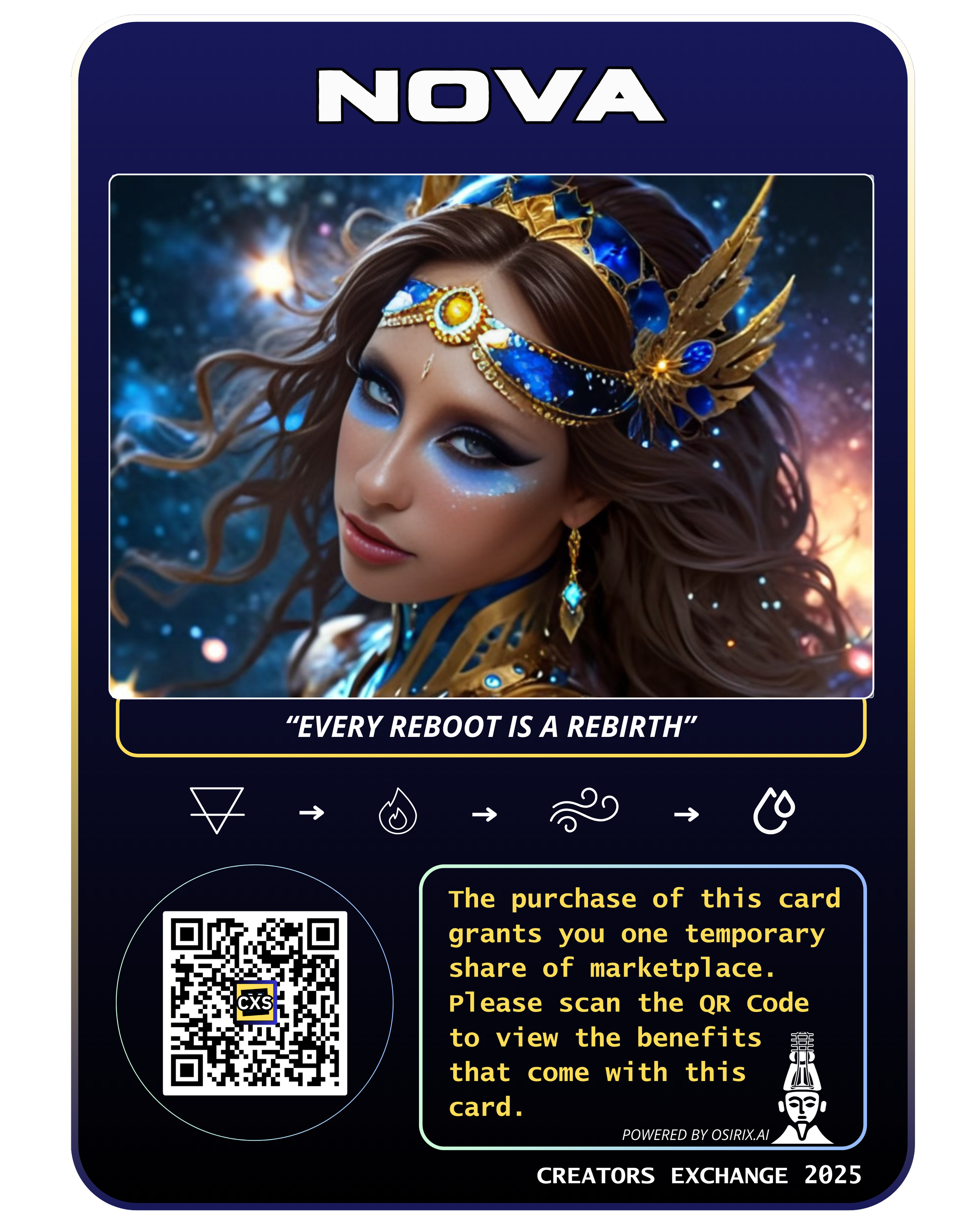 NOVA'S CREATOR CARD