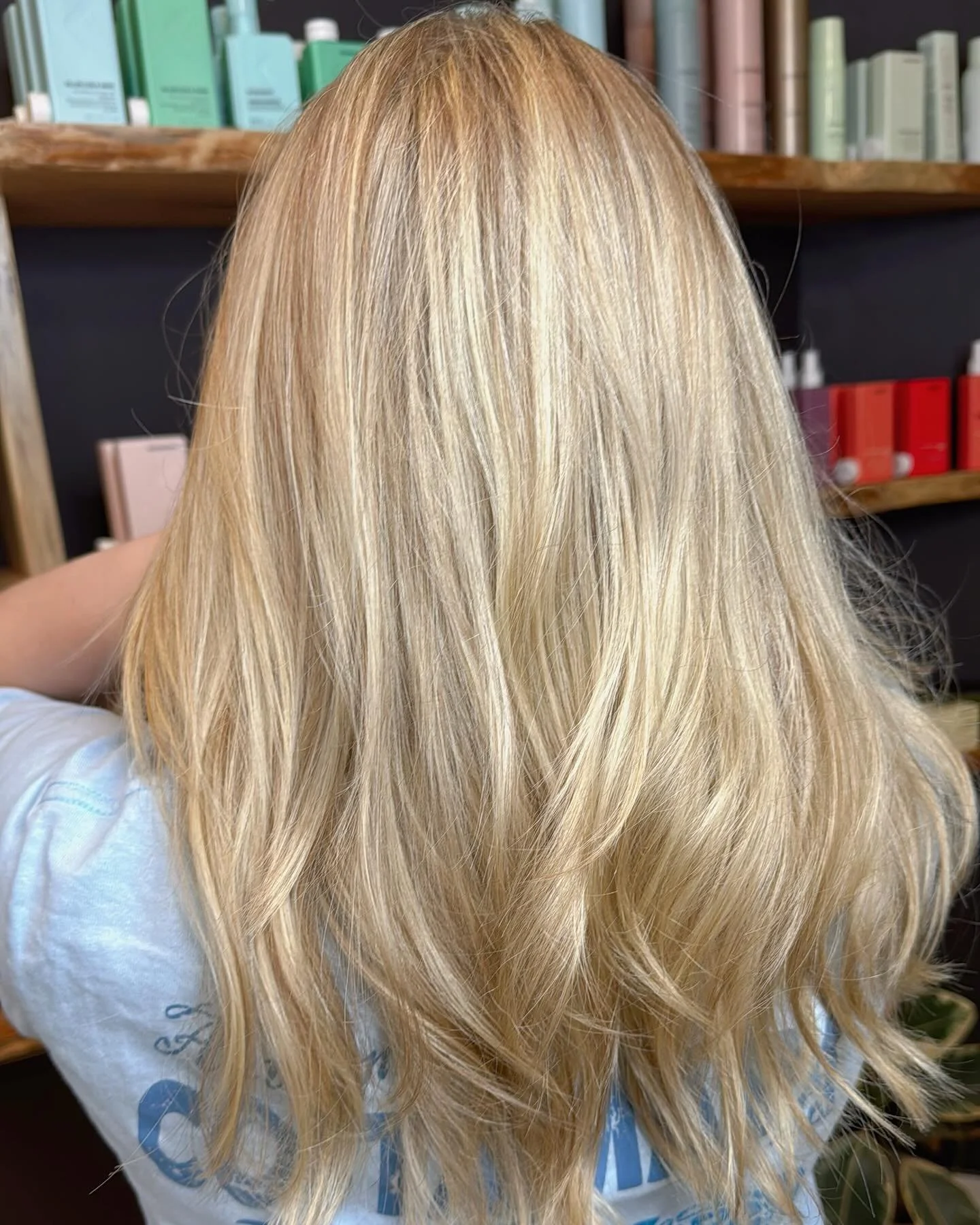 Ready for back to school 🤩

Color by @coloredbylizb 
Cut by @axr_beauty 
At @tgprestonpark 
 #toniguy #toniguyusa #toniguyplano #tgpreston #fullhighlight #freshcut #schoolready #summervibes #kevinmurphyyes