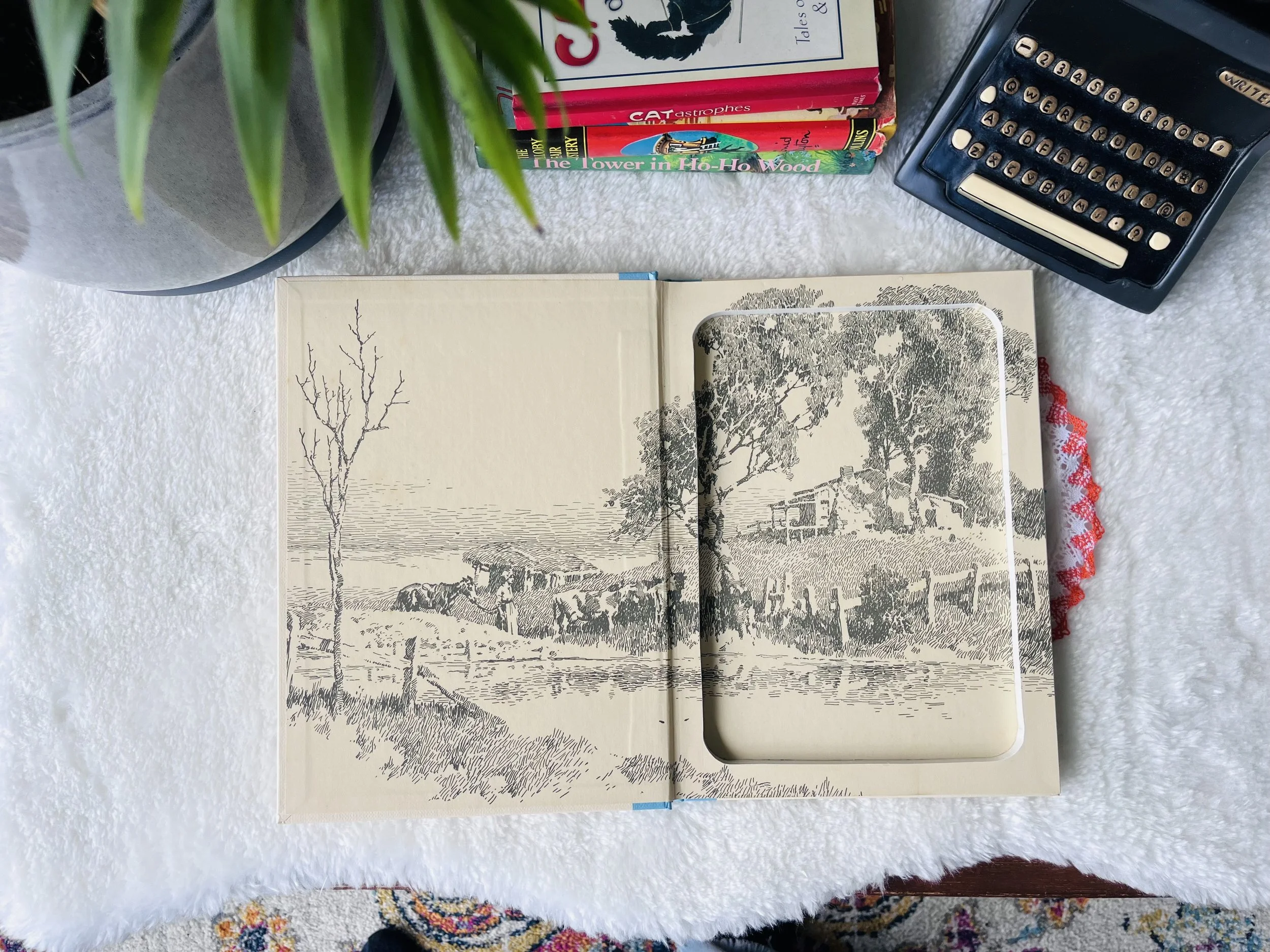 Henry Lawson Vintage Upcycled Hollow Book Safe