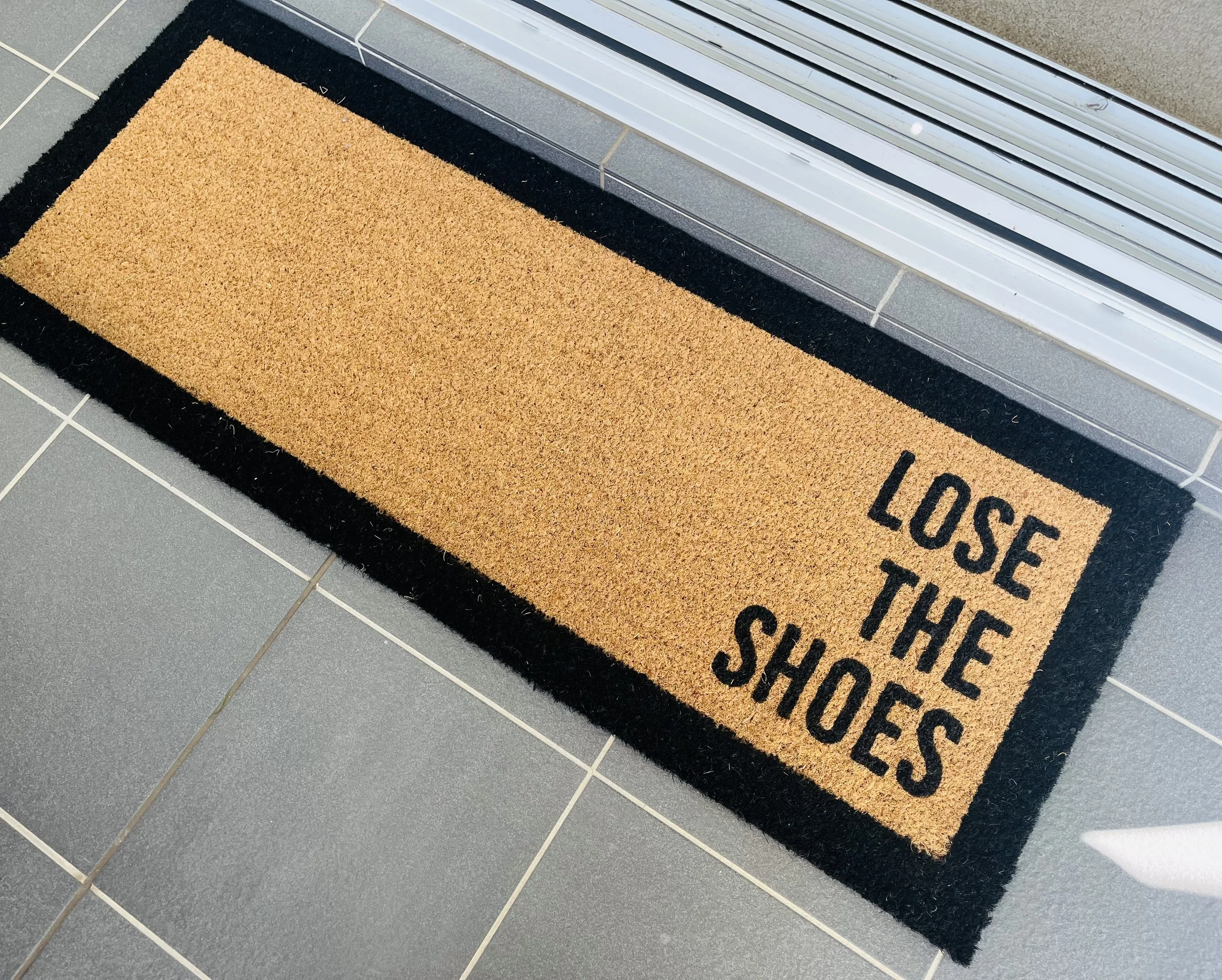 Lose the Shoes Large Double Door Coir Doormat