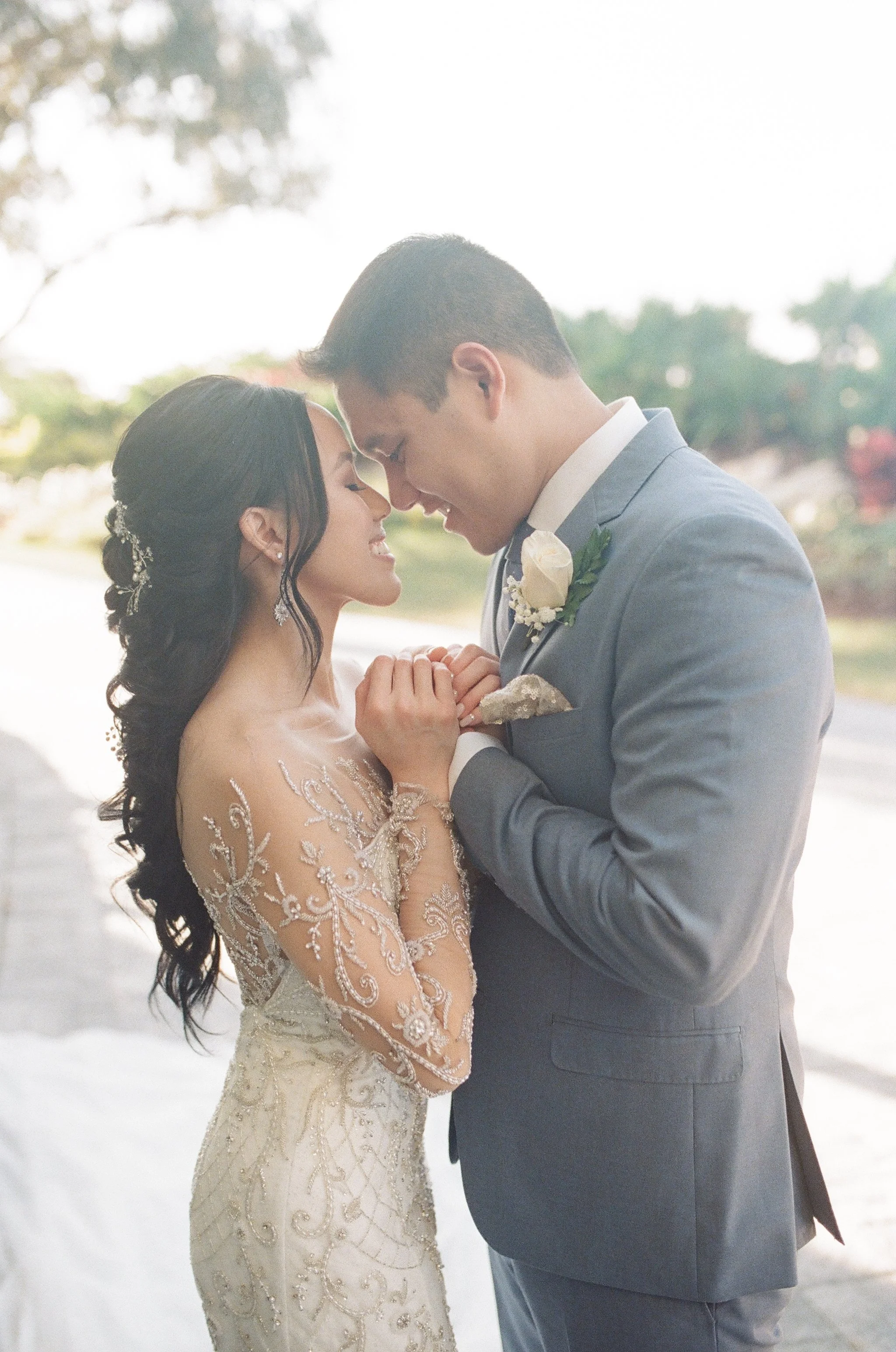 Asian wedding couple at Boca Country Club in Boca Raton, Florida
