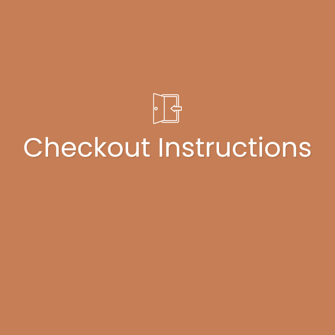Checkout Instructions