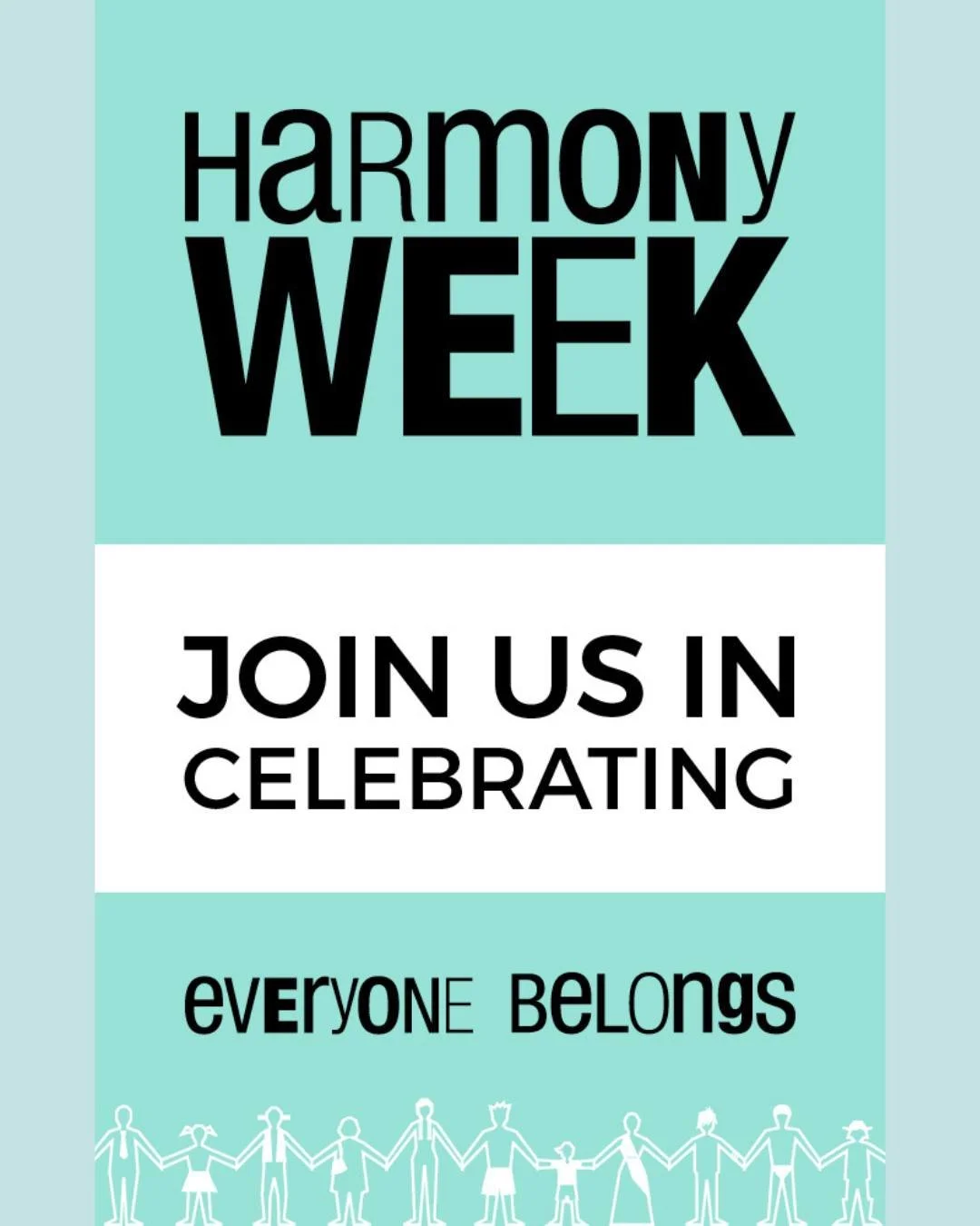 Harmony Week is a time to celebrate the incredible diversity that makes Australia what it is. It brings together people from all cultures, backgrounds and experiences - united by inclusiveness, respect and belonging. The theme for this year is "