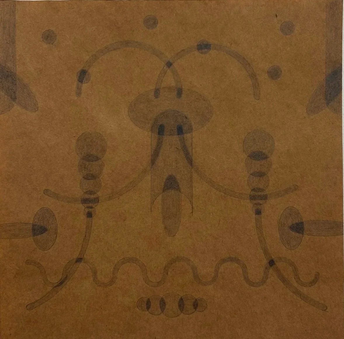 for maya #1, graphite on paper, 8 x 8 in, 2026