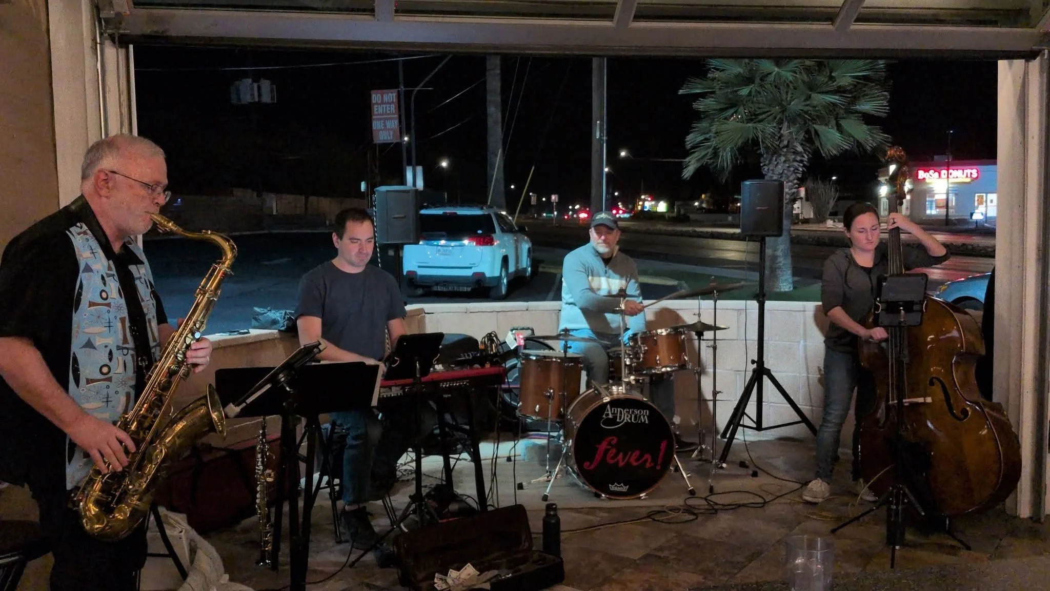 Fever Jazz featuring David Webster on tenor sax at Coffee X Change, February 6th 2026