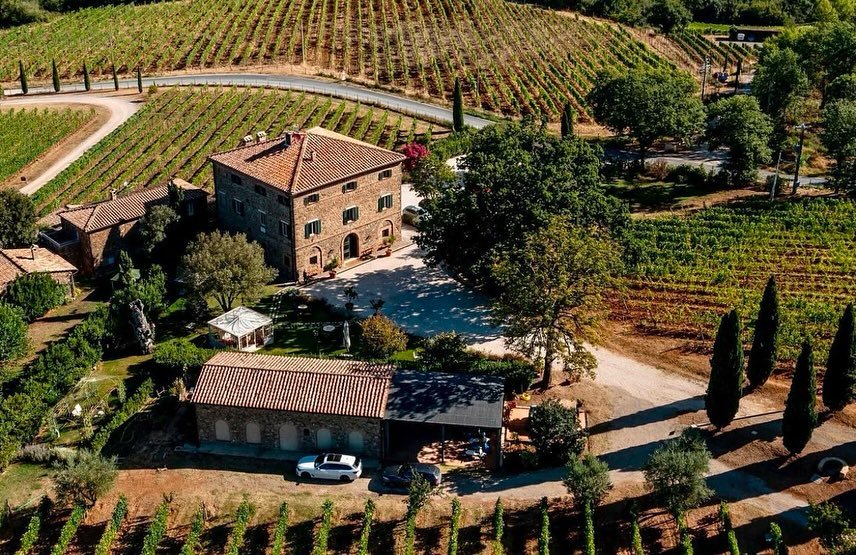 Villa Le Prata - an 18th-century restored villa in the Tuscan countryside. 
We have booked this incredible Villa for a dreamy honeymoon stay. The Villa is a 5-minute drive from Montalcino. 
This stunning Villa has been awarded the Michelin Key - sele