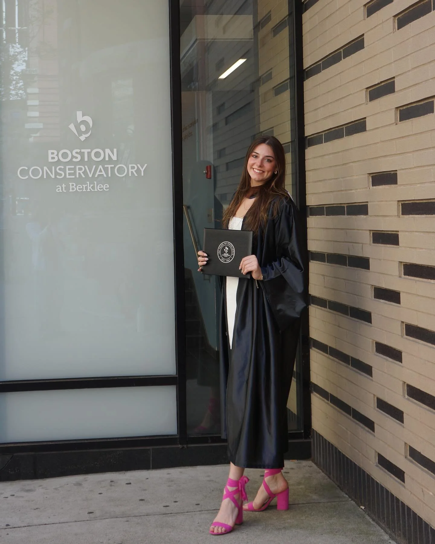 What a bittersweet ending to these past 4 years. Im beyond grateful to have been able to attend @bostonconservatory. So sad to leave my boco family but can&rsquo;t wait to see what the future holds for each and every one of us 💙🩵. BFA secured !!