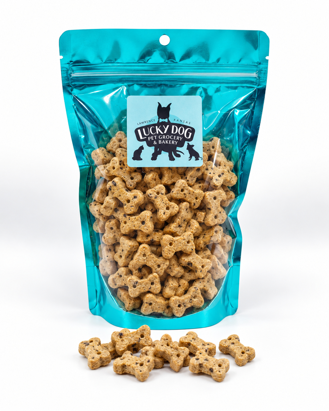 Lucky Dog Tiny Peanut Butter & Blueberry Tiny Bones 6oz