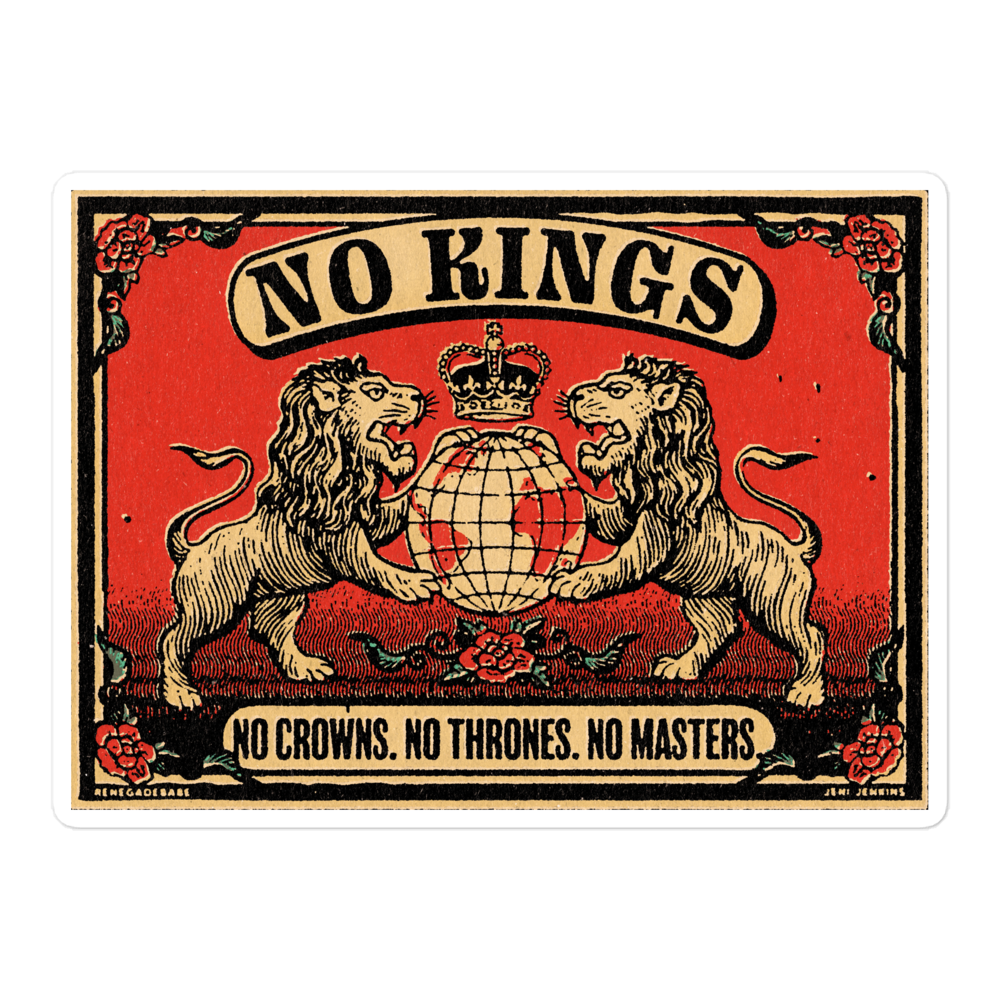 NO KINGS (Sticker)