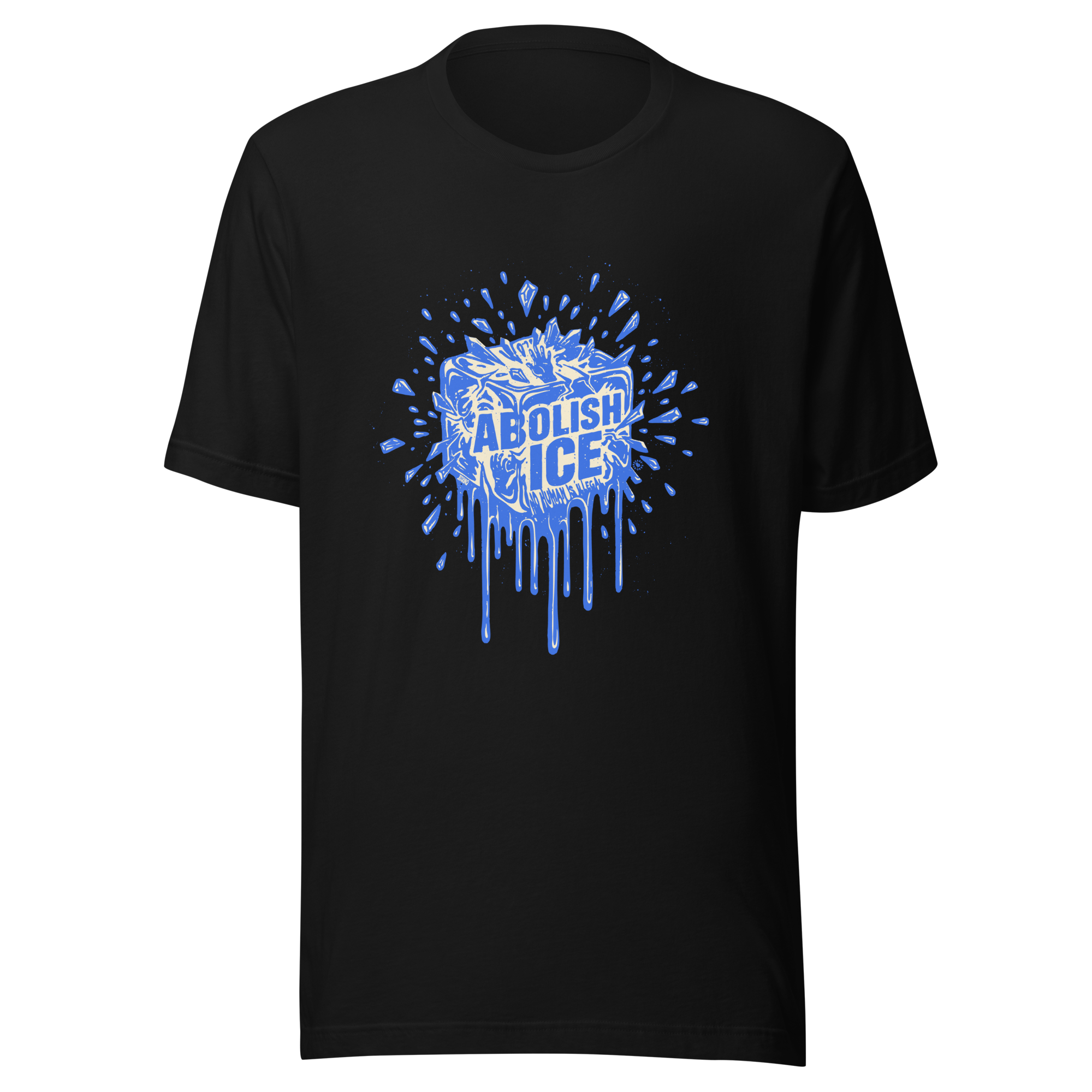 ABOLISH ICE (Melt the Cage Tee) Blue - Unisex t-shirt