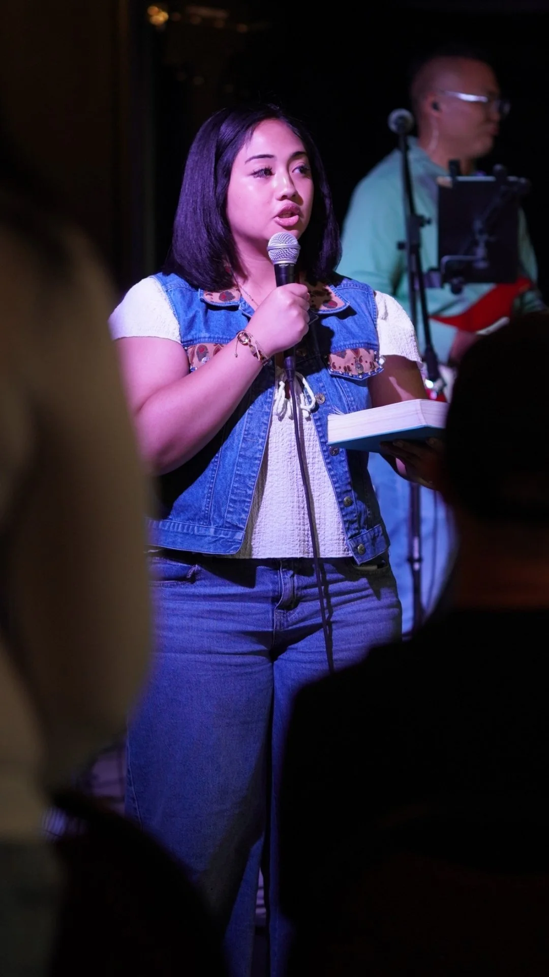 One of our undergraduate students sharing a Word and Exhortation